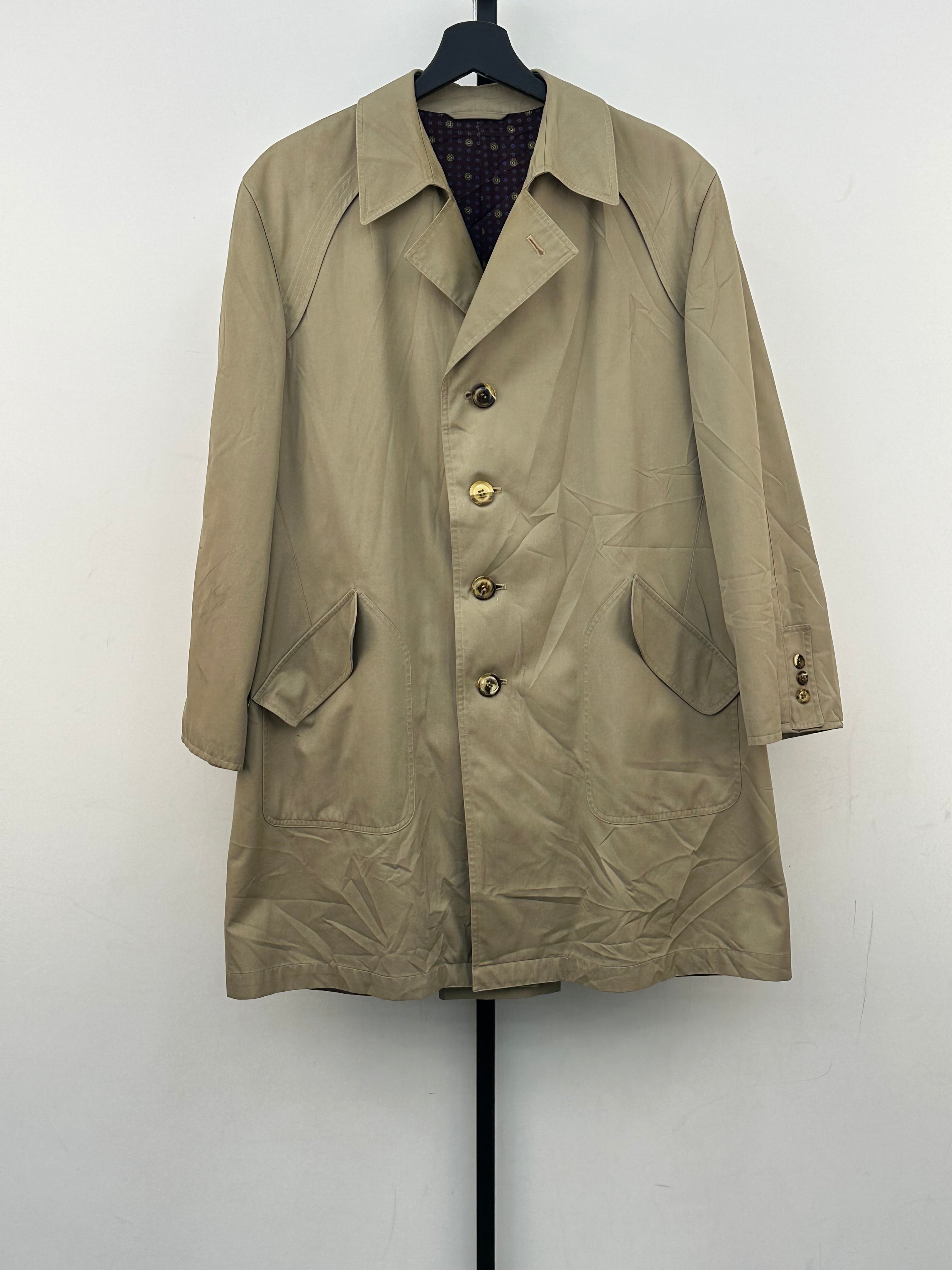TRENCH INGLESE VINTAGE TAGLIA: 44