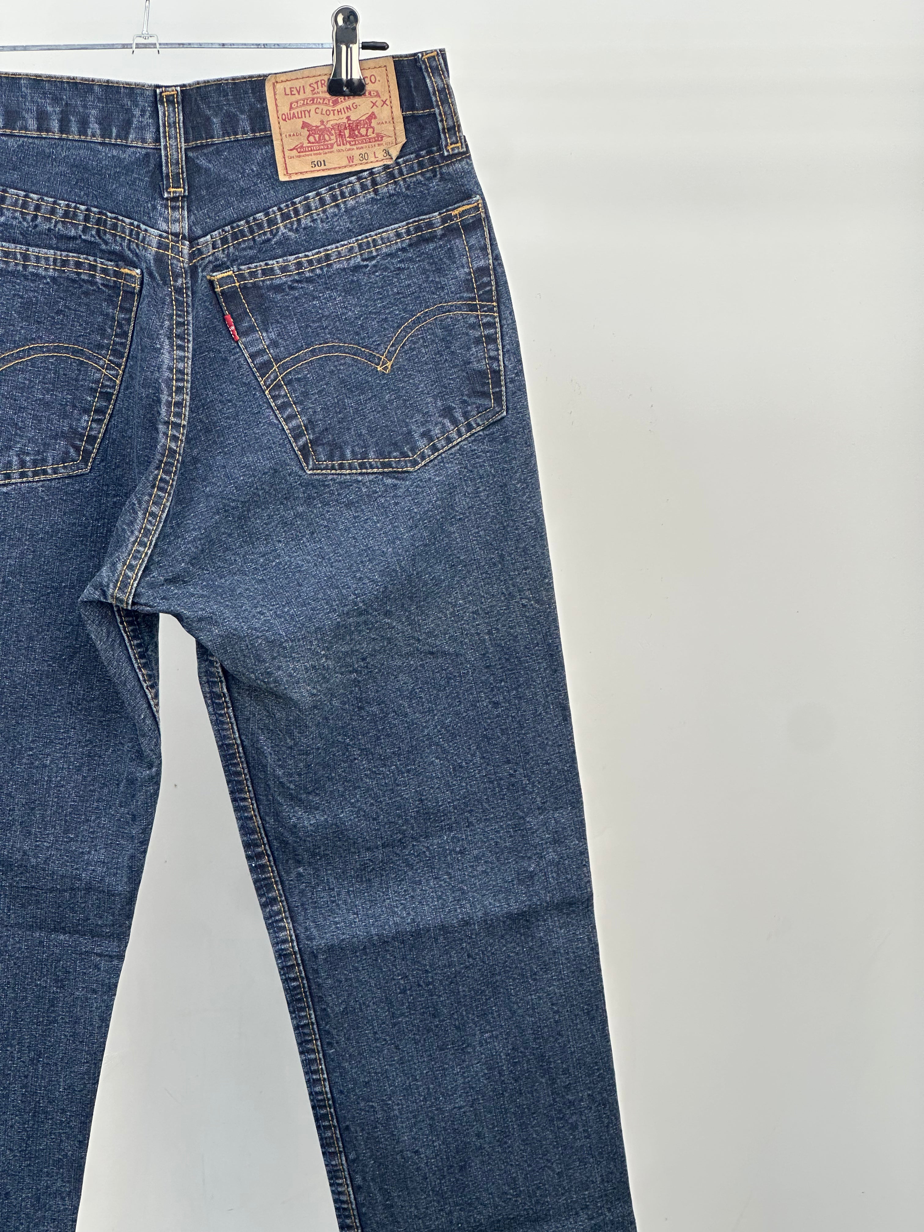 LEVI'S 501 REGULAR FIT TAGLIA: 44 ITA = W30 L36