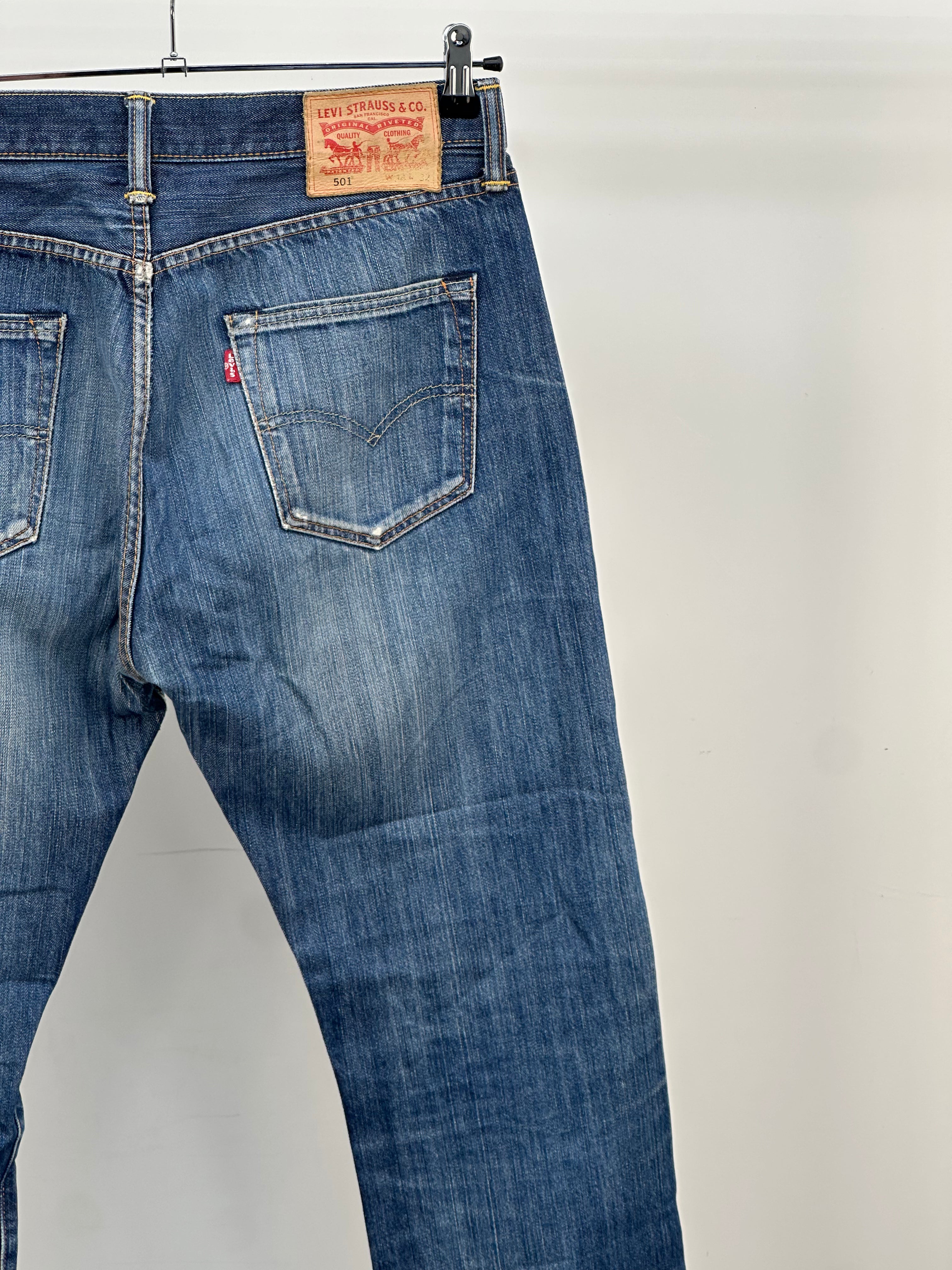 LEVI'S 501 TAGLIA : 50 ITA = W36 L32