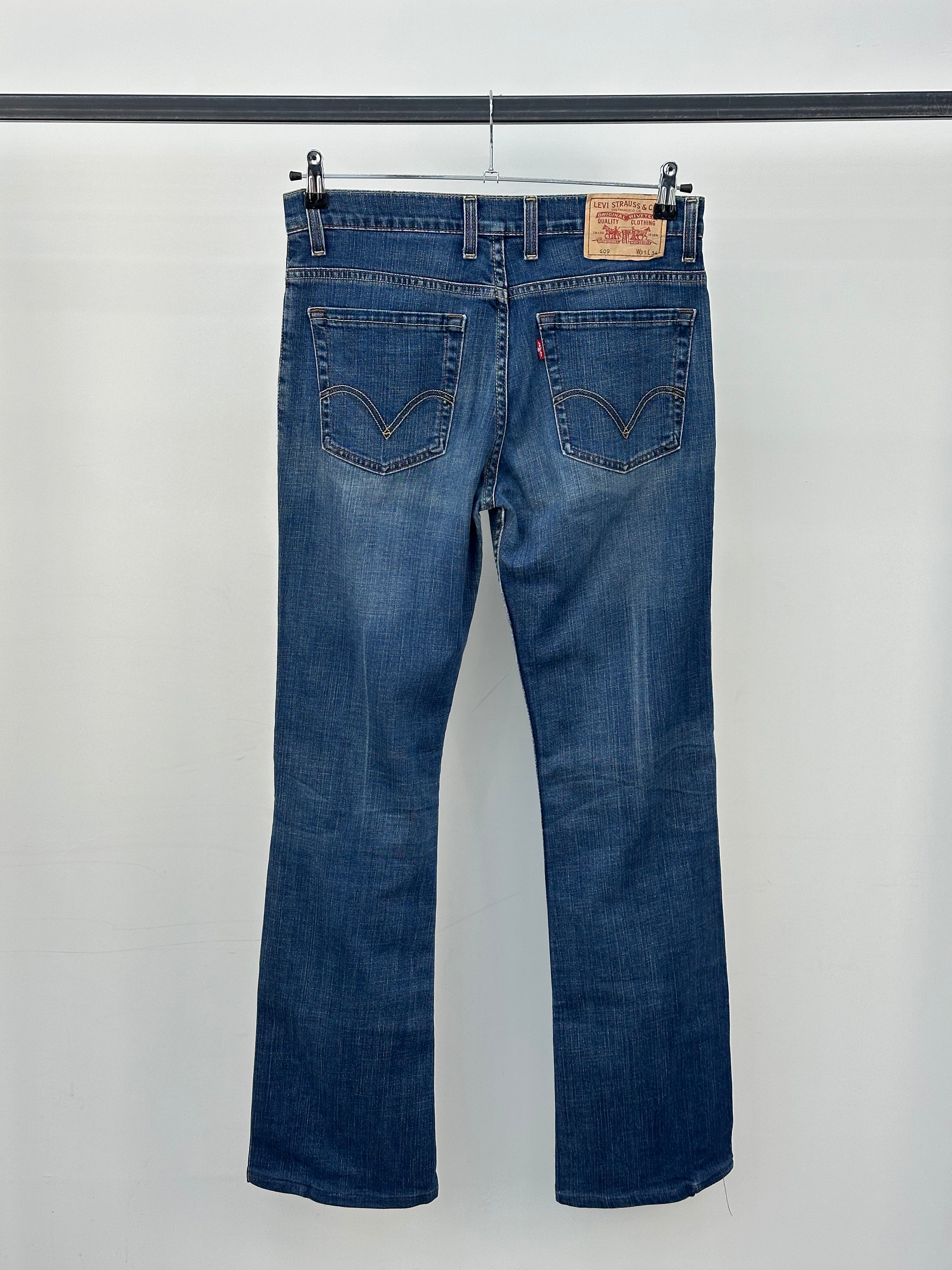 LEVI'S 609 BOOTCUT TAGLIA: 45 ITA = W31 L34
