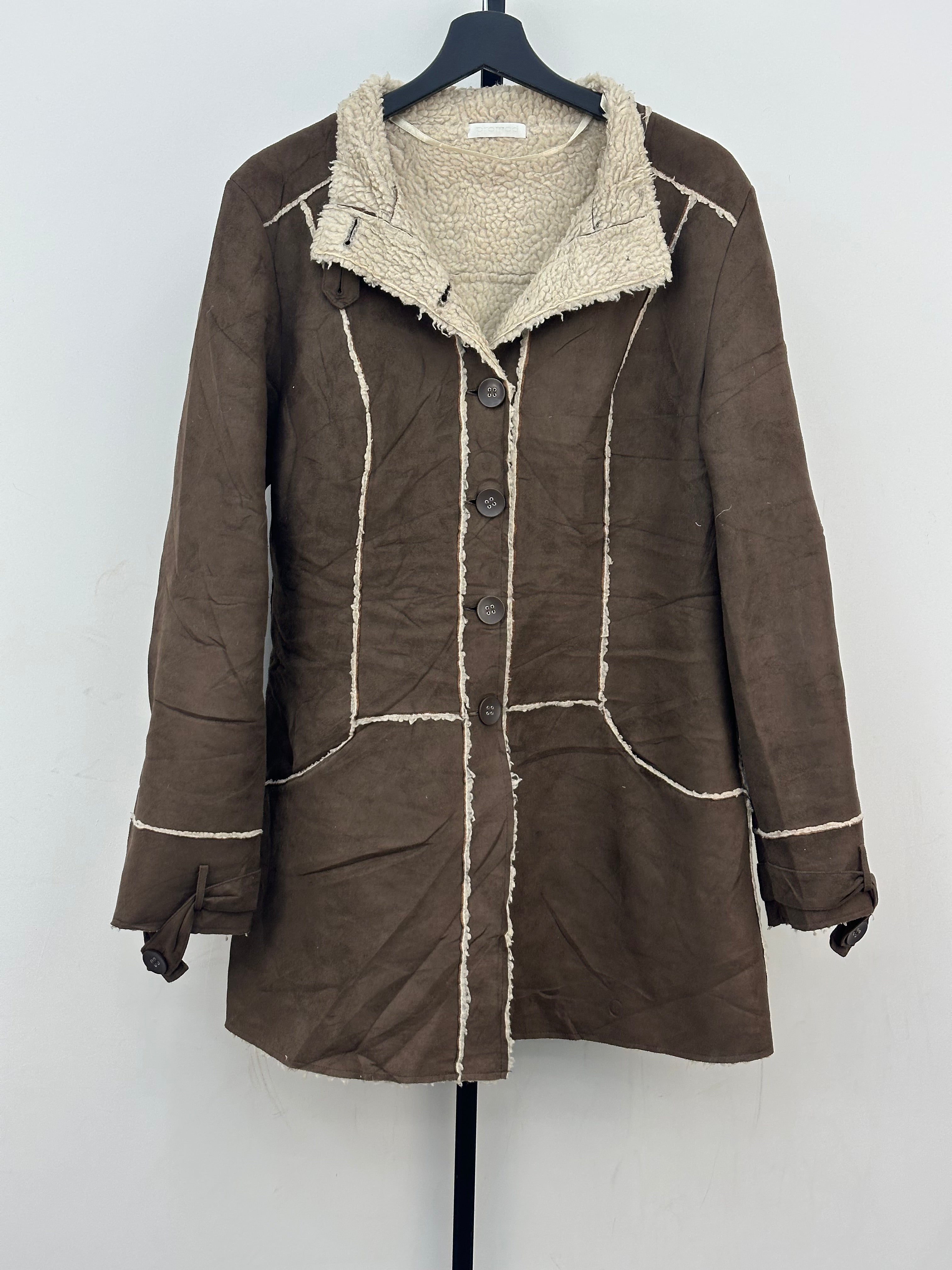 MONTONE SHEARLING ORIGINAL TAGLIA: 42 OVER SIZE