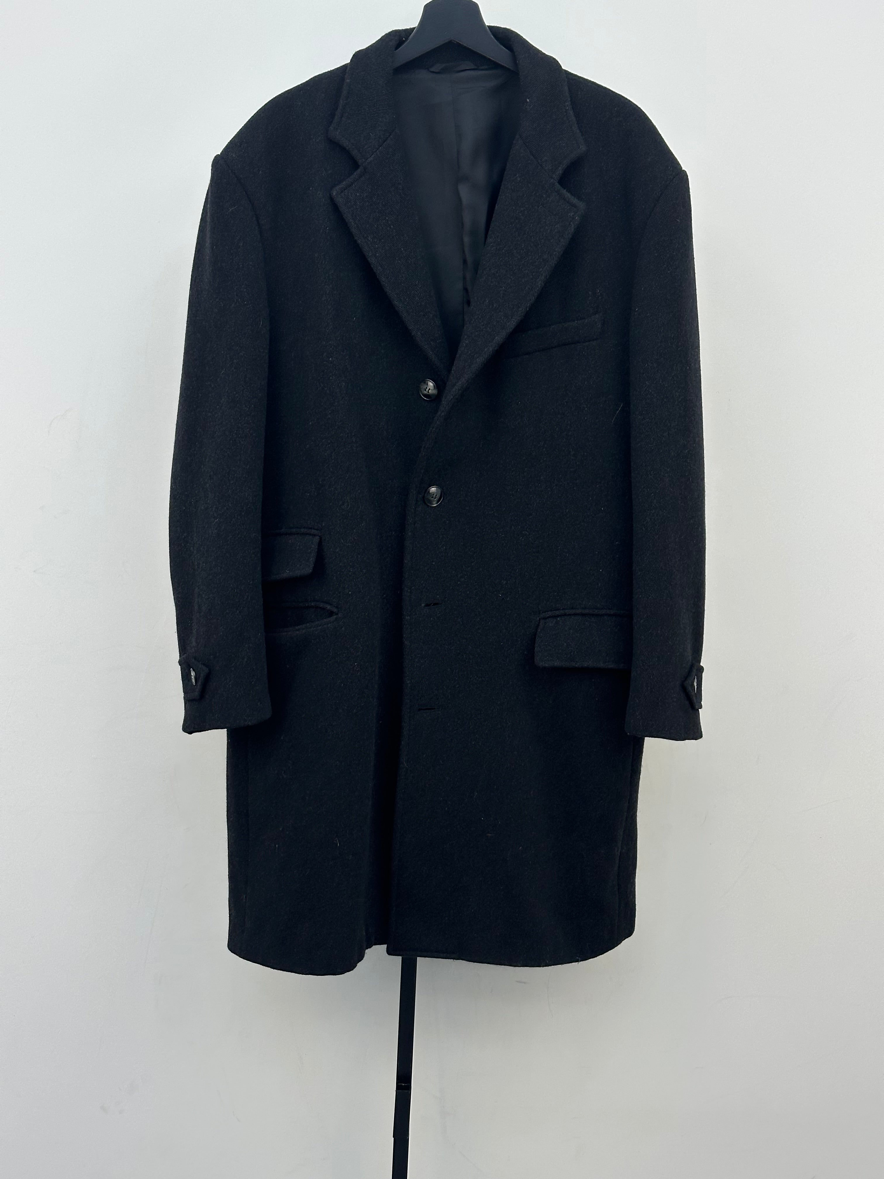 CAPPOTTO MONOPETTO IN LANA TAGLIA: XL
