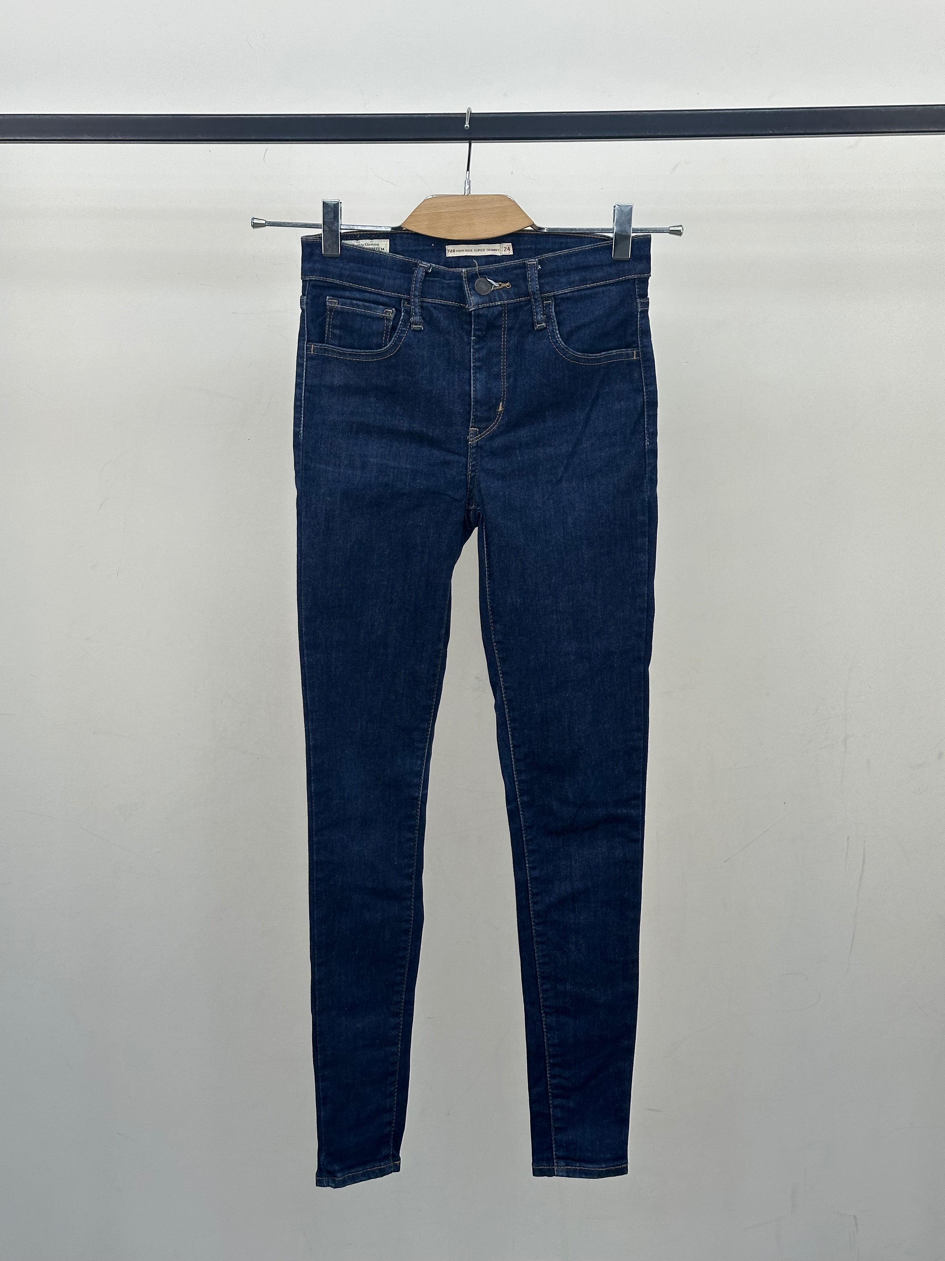 LEVI'S 720 HIGH RISE SKINNY TAGLIA: 38 ITA = W24