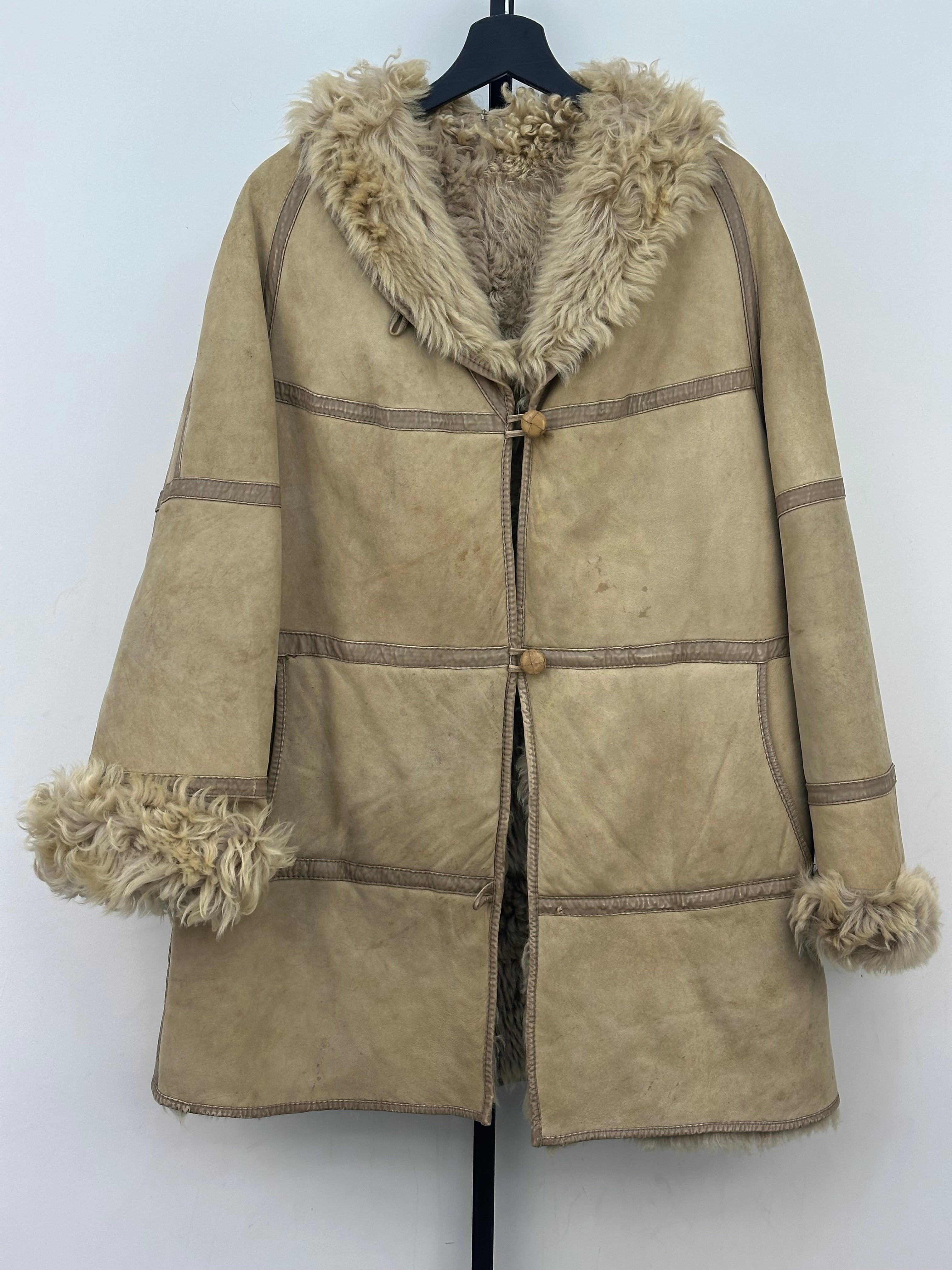 MONTONE SHEARLING TAGLIA: L