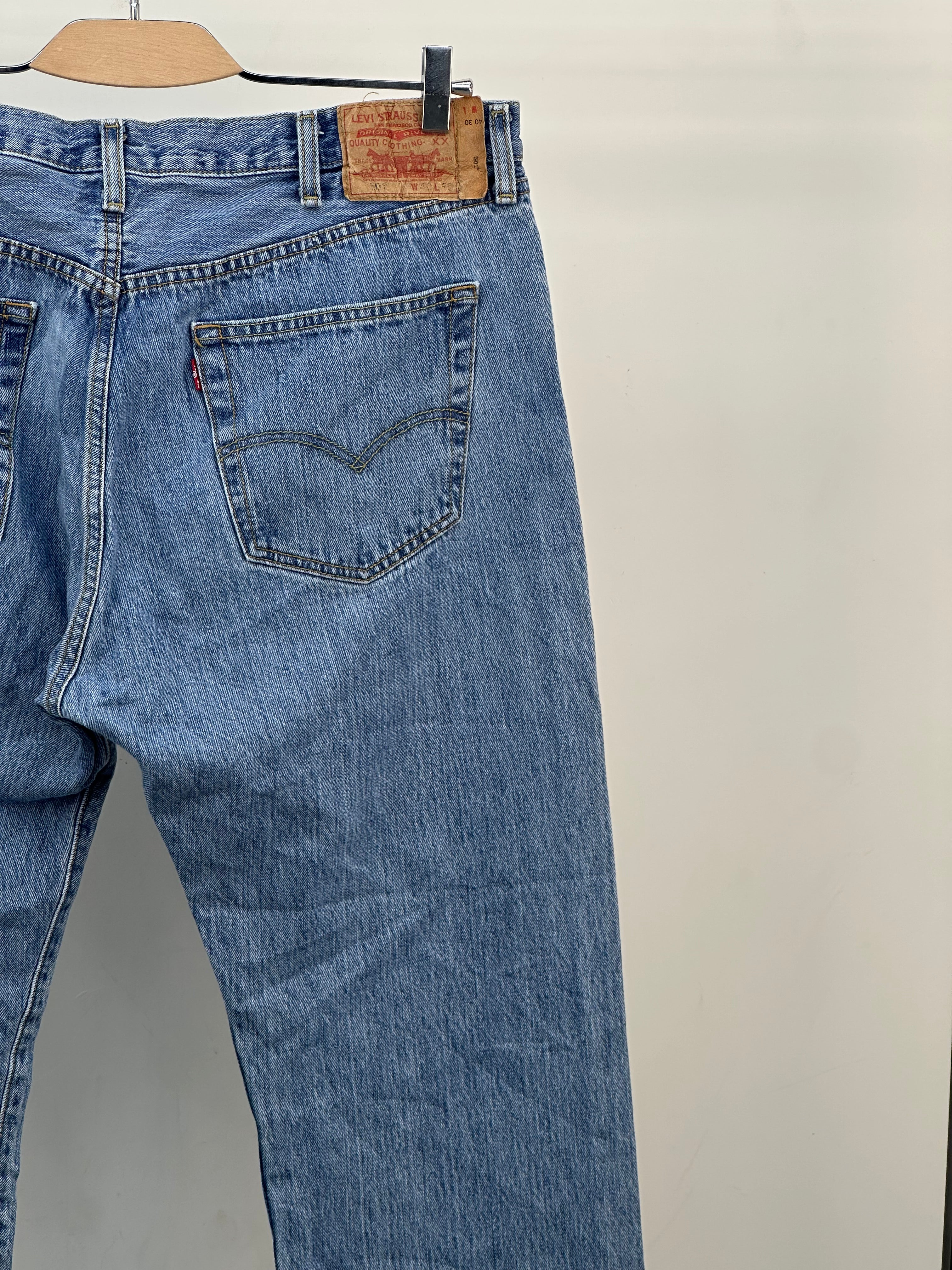 LEVI'S 505 STRAIGHT FIT TAGLIA: 54 ITA = W40 L30