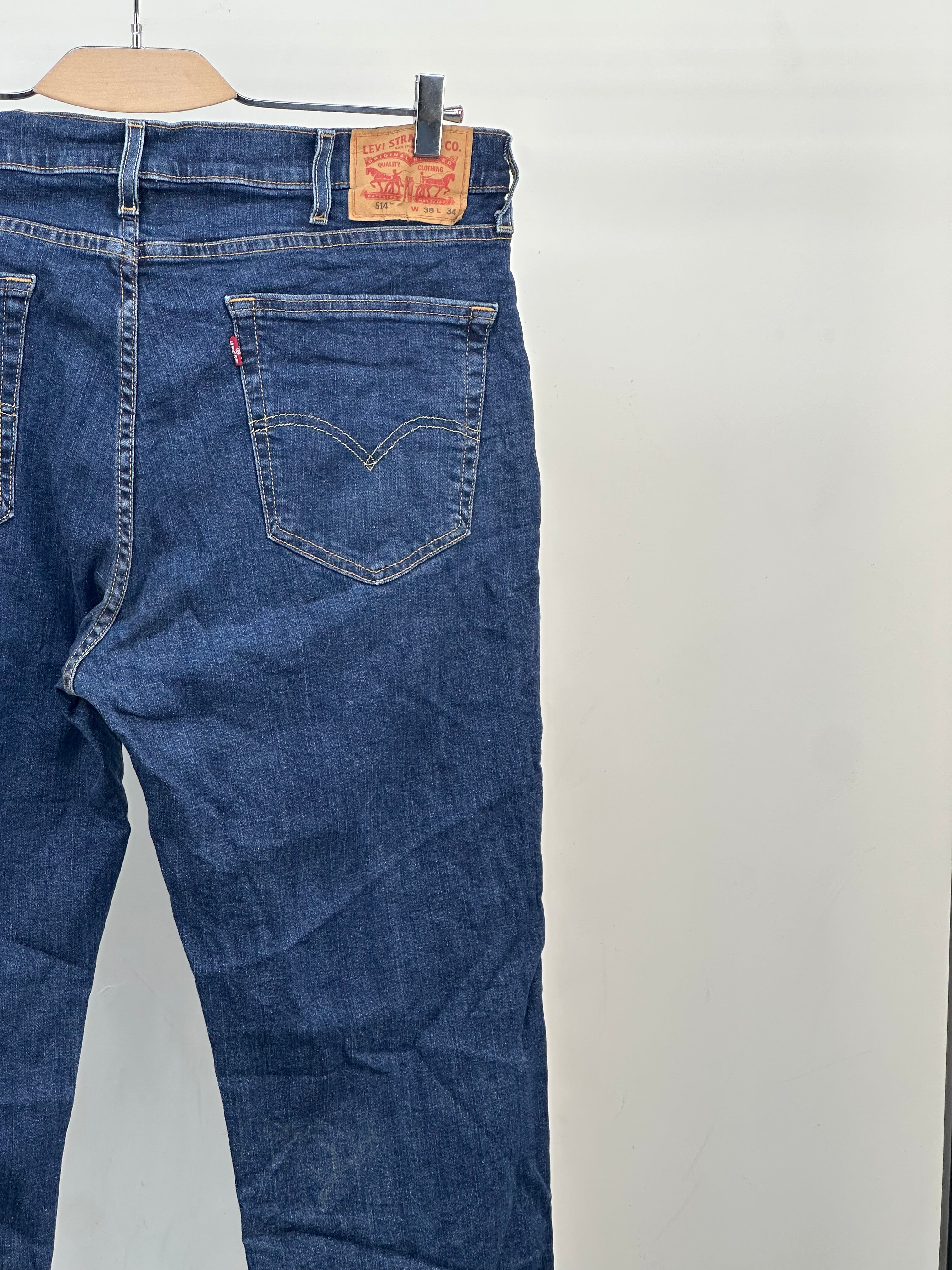 LEVI'S 514 SLIM STRAIGHT FIT TAGLIA: 52 ITA = W38 L34