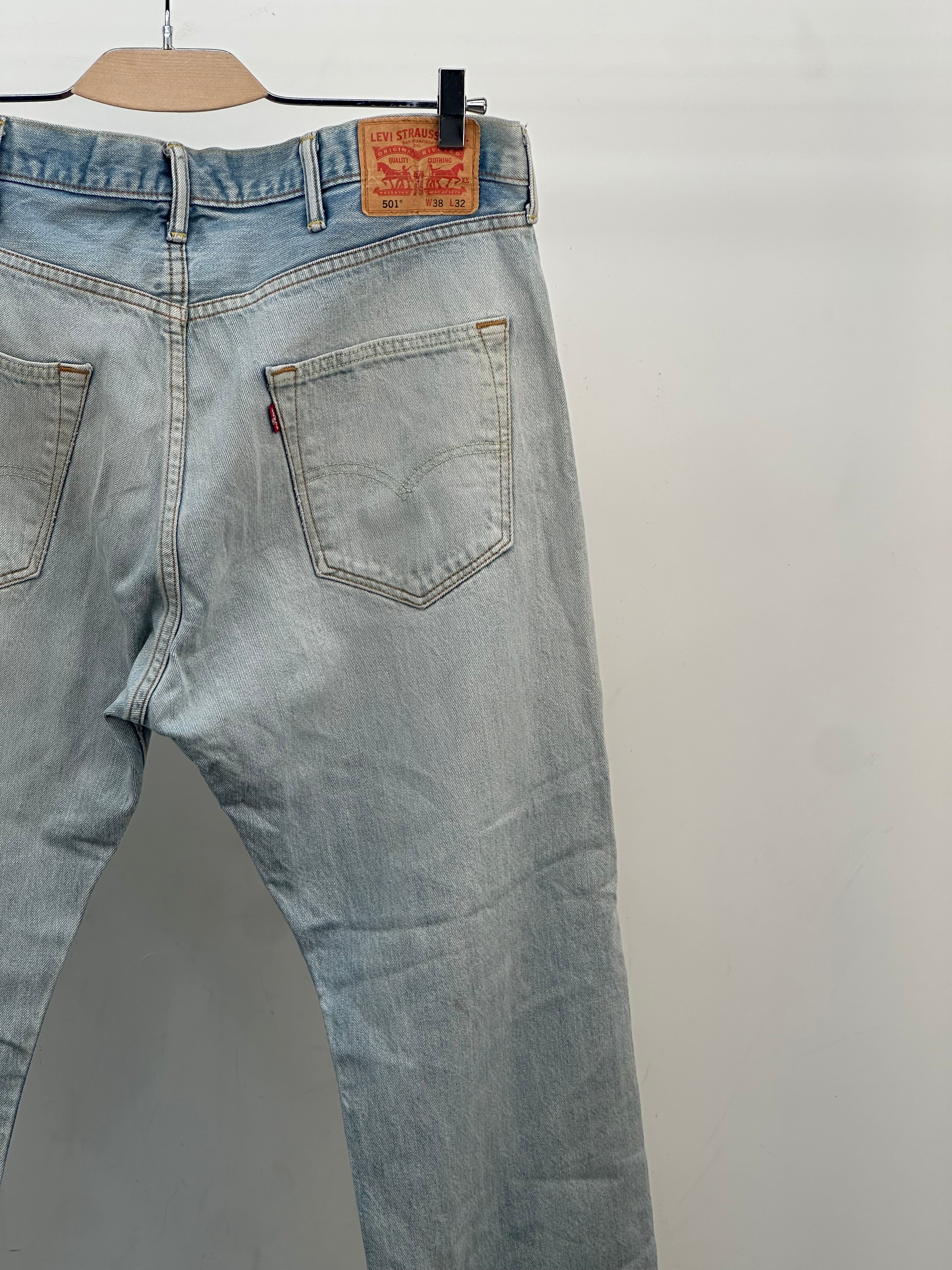 LEVI'S 501 REGULAR FIT TAGLIA: 52 ITA = W38 L32