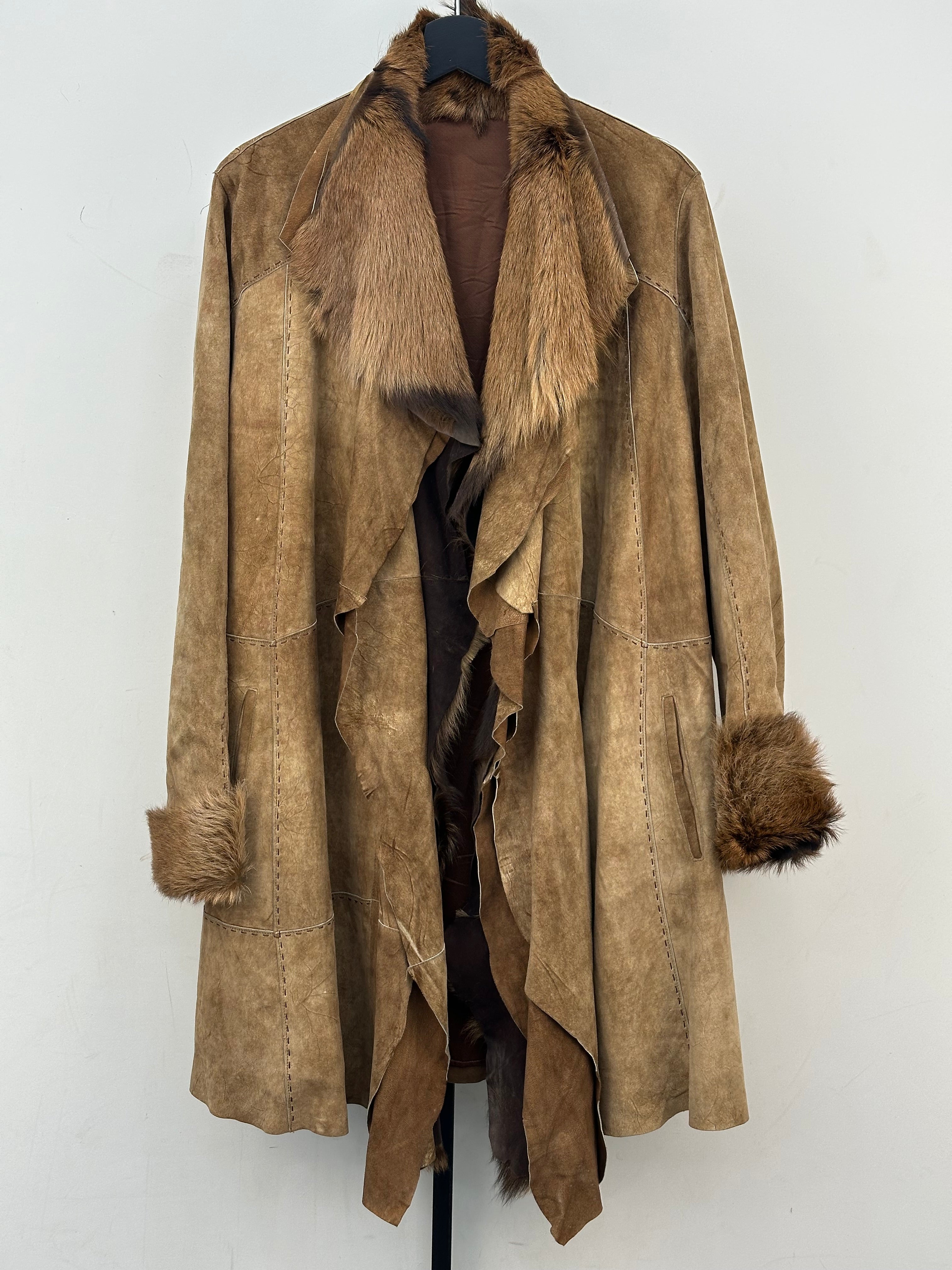 TRENCH IN VERA PELLE TAGLIA: 46
