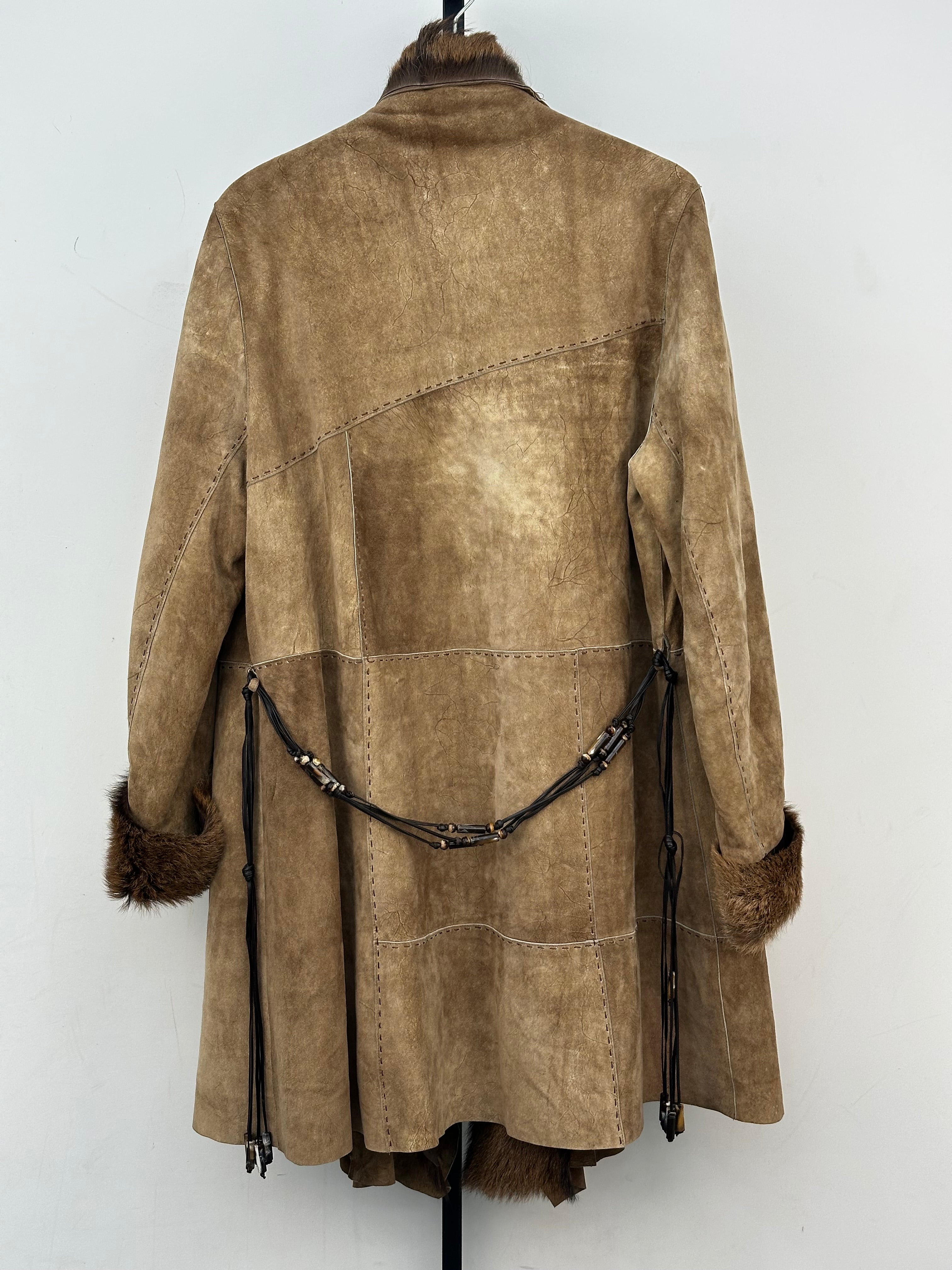 TRENCH IN VERA PELLE TAGLIA: 46