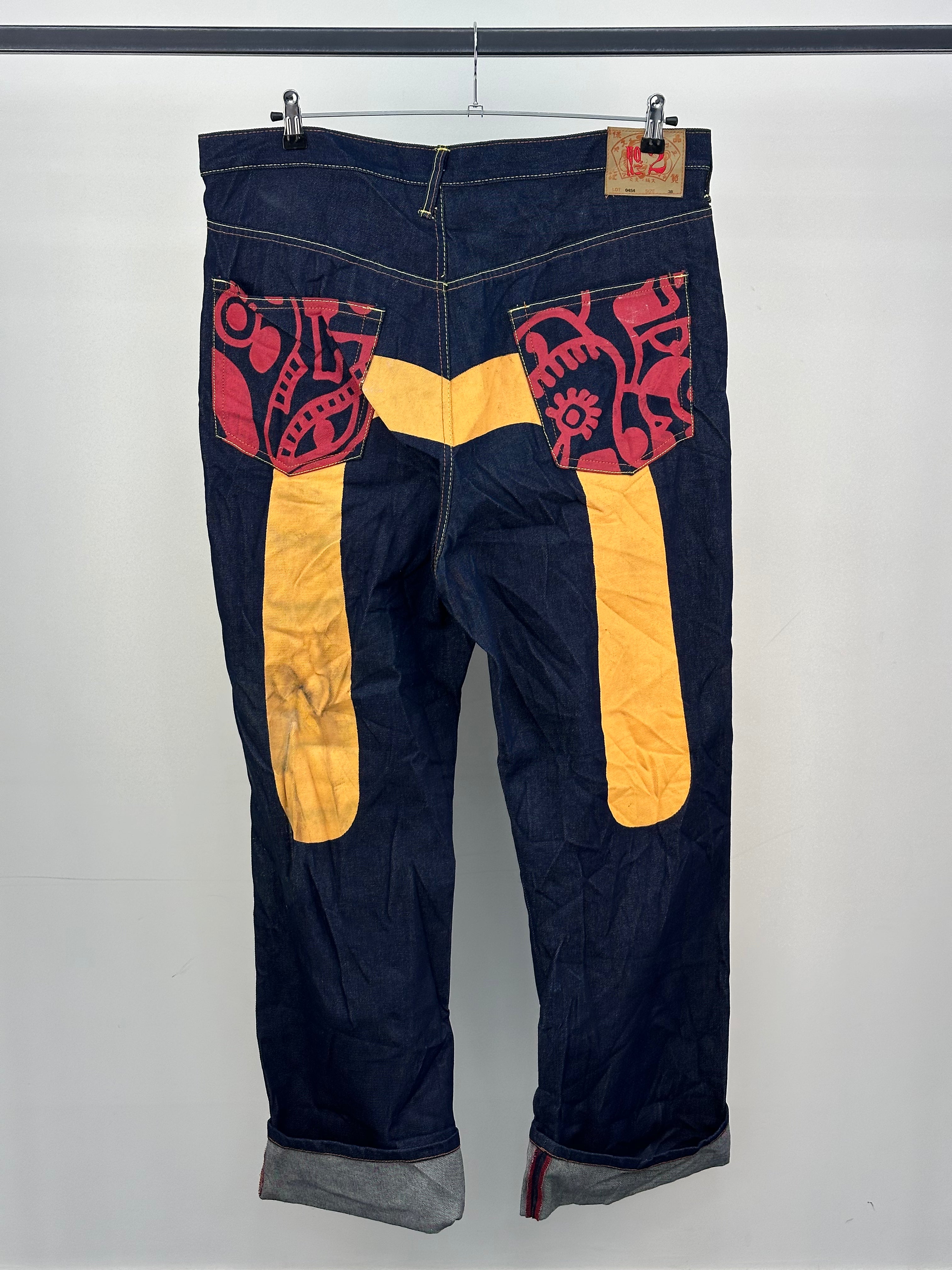 EVISU BAGGY FIT JAPANESE DENIM TAGLIA : 52 ITA = W38