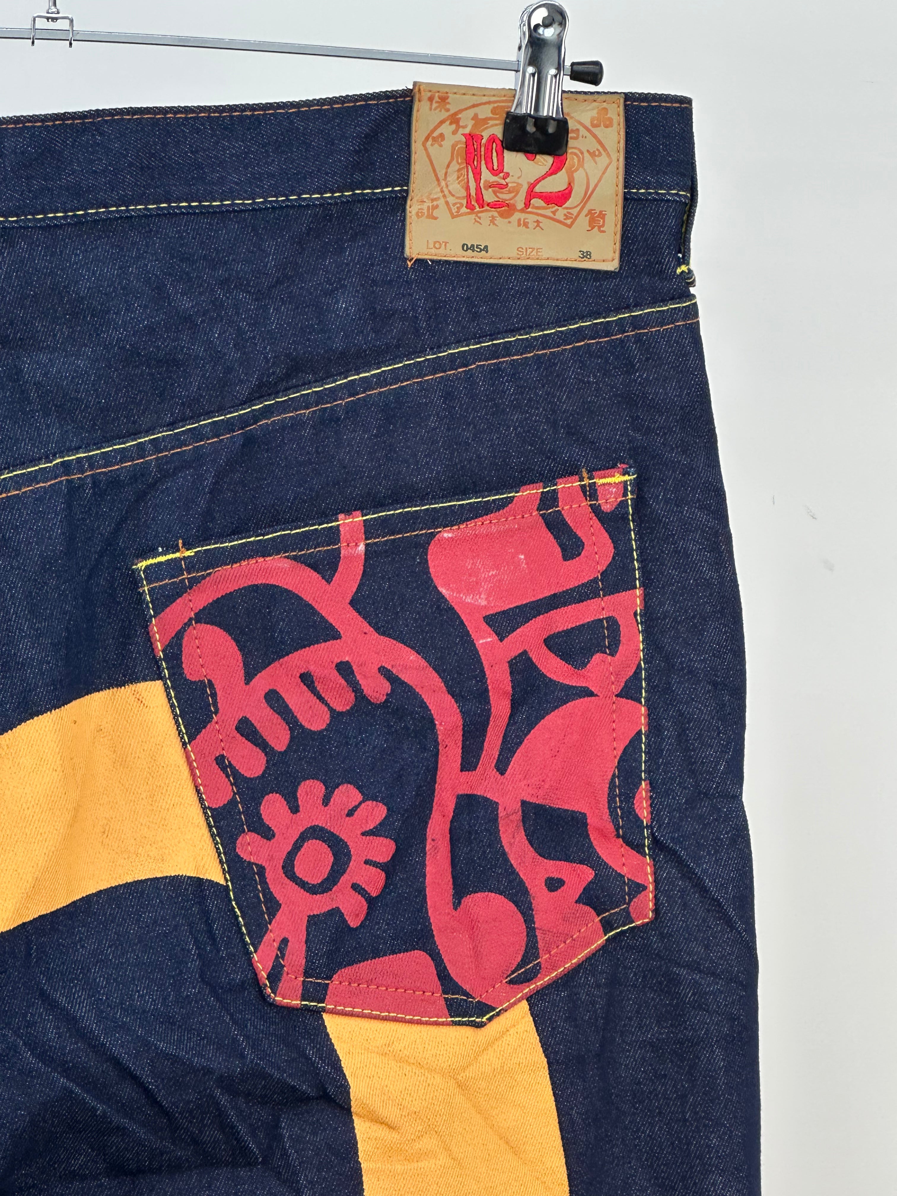 EVISU BAGGY FIT JAPANESE DENIM TAGLIA : 52 ITA = W38