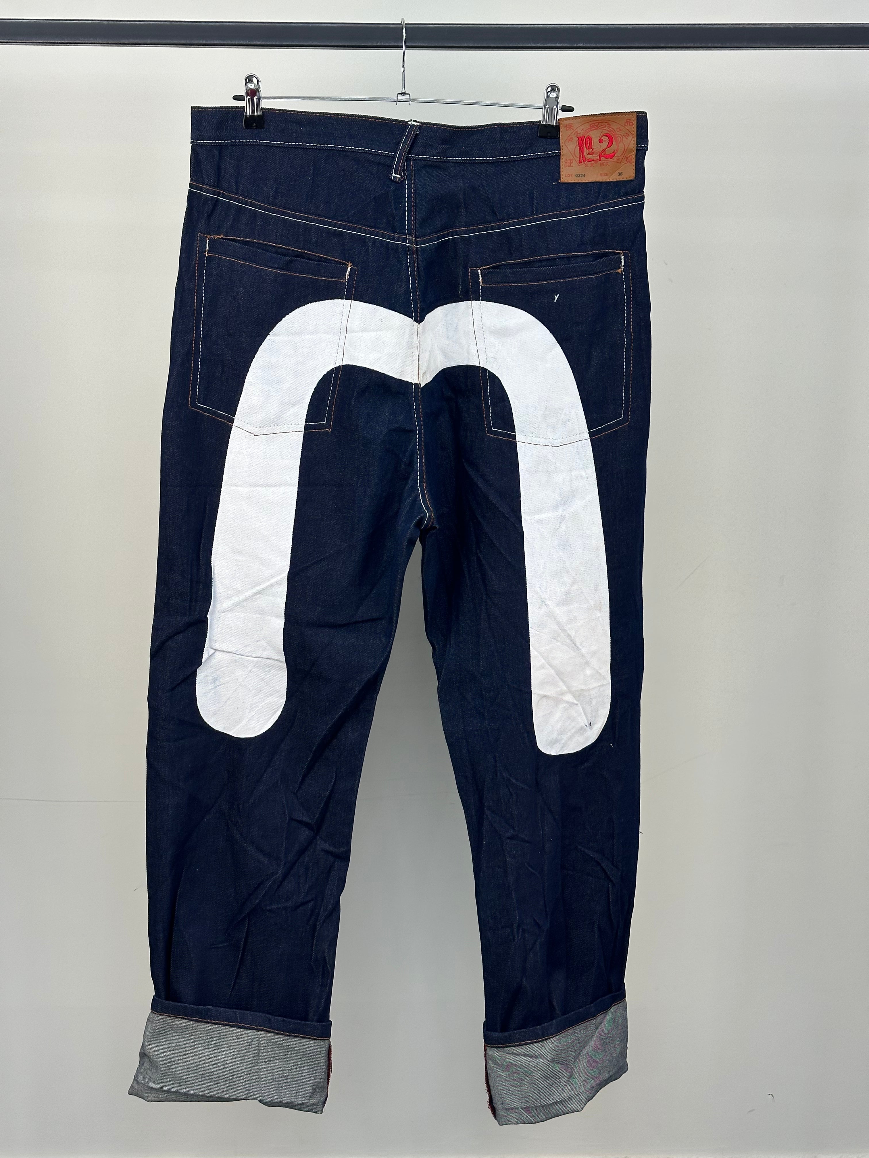 EVISU BAGGY FIT JAPANESE DENIM TAGLIA : 52 ITA = W38