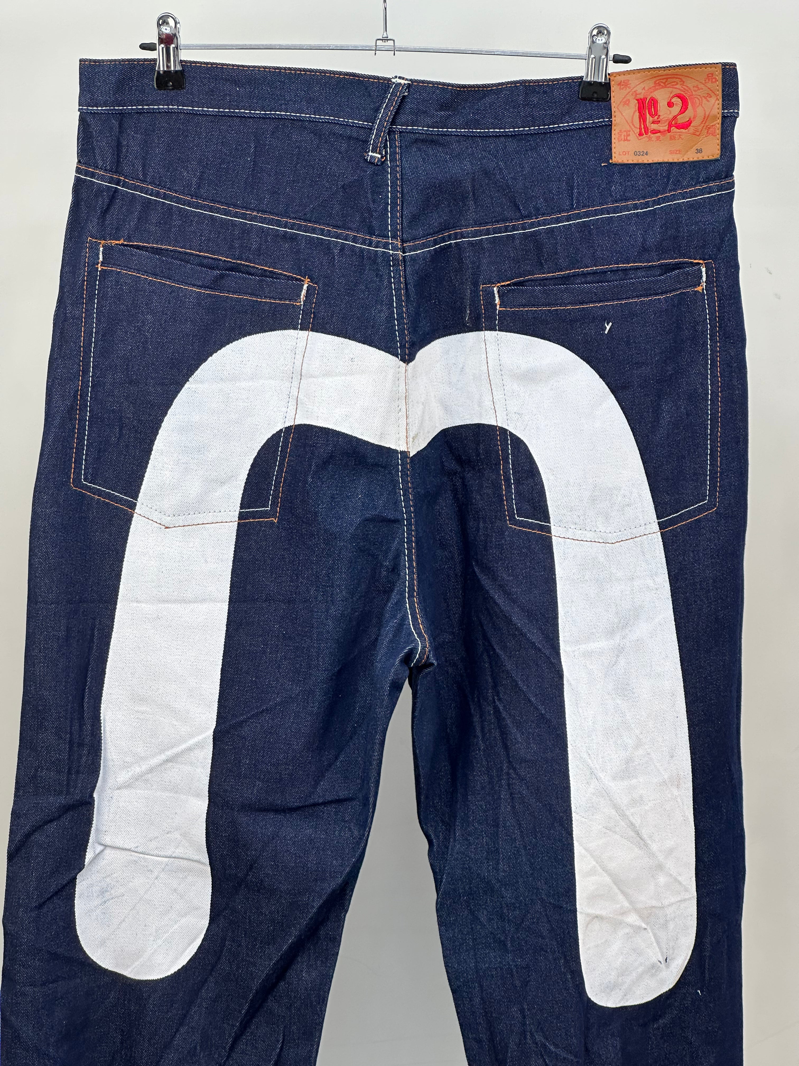 EVISU BAGGY FIT JAPANESE DENIM TAGLIA : 52 ITA = W38