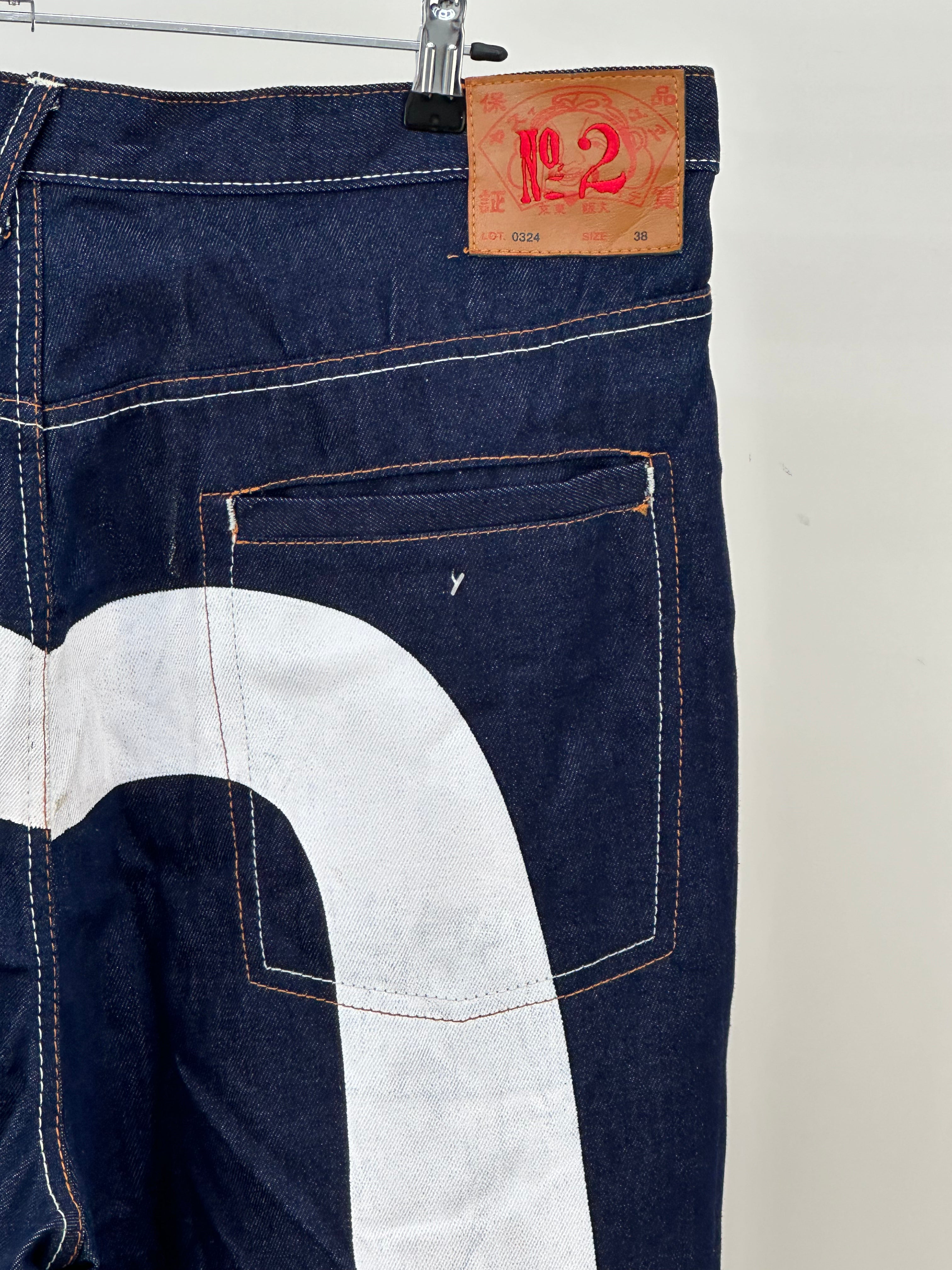 EVISU BAGGY FIT JAPANESE DENIM TAGLIA : 52 ITA = W38