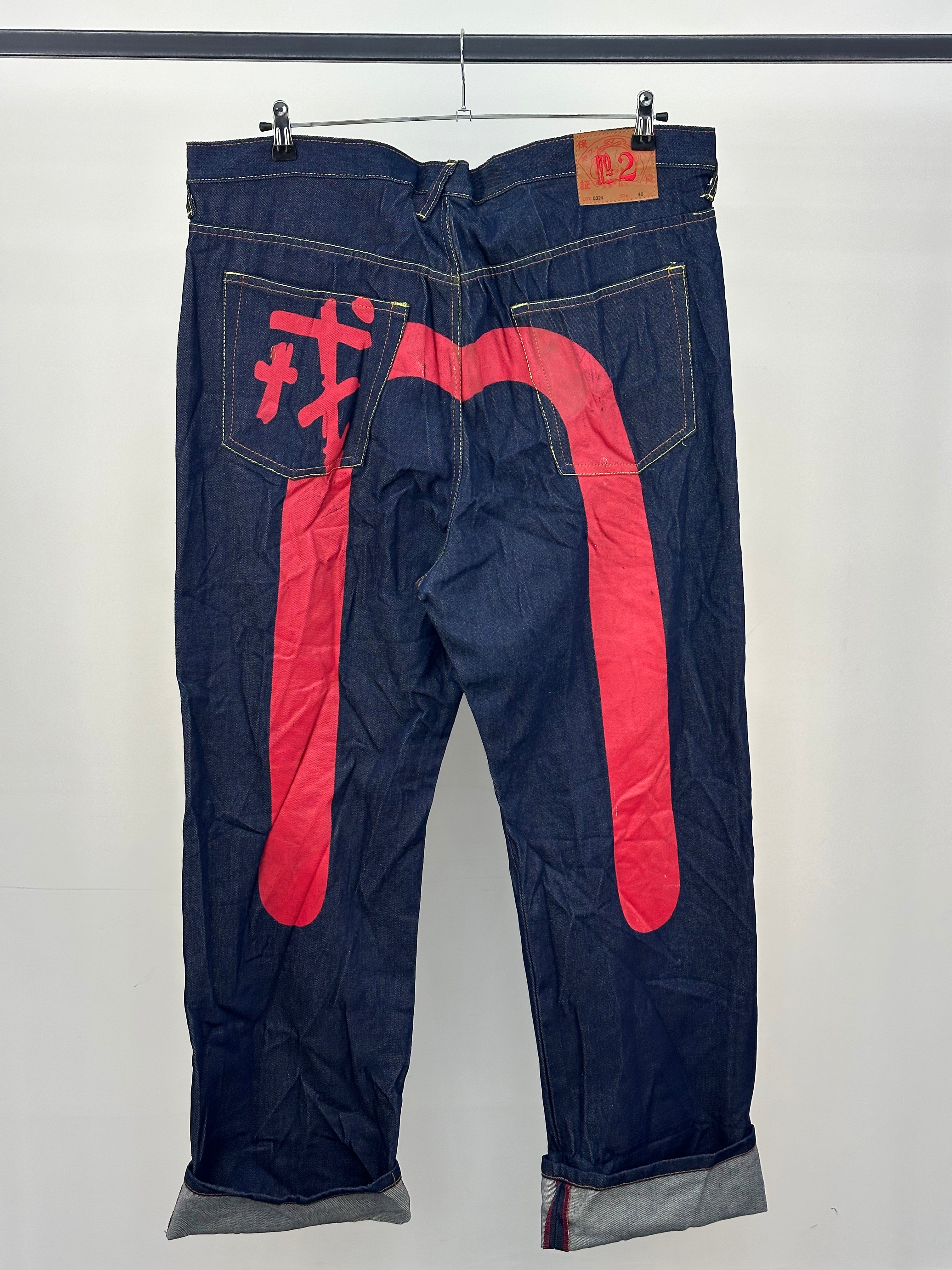EVISU BAGGY FIT JAPANESE DENIM TAGLIA : 54 ITA = W40