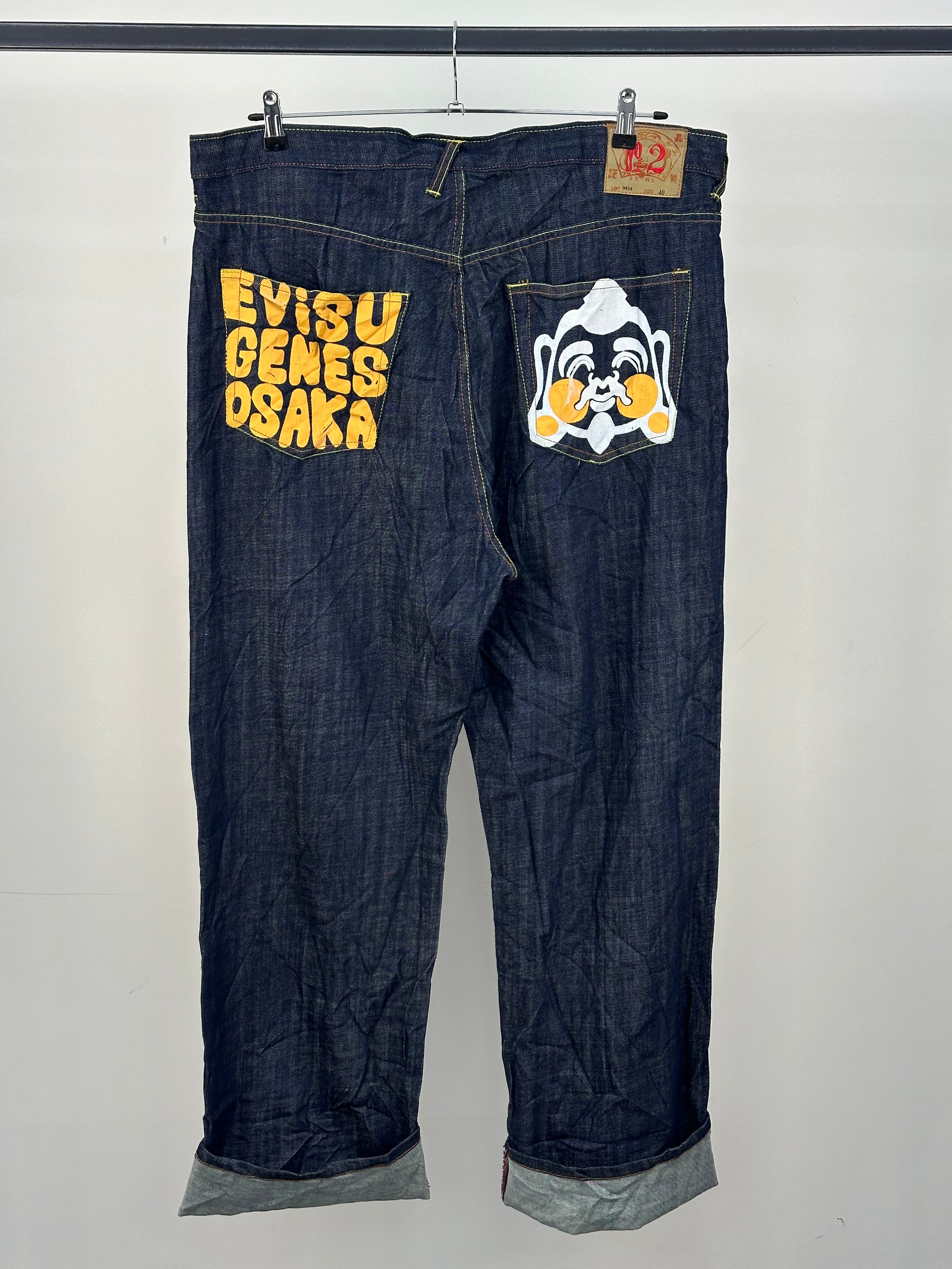 EVISU BAGGY FIT JAPANESE DENIM TAGLIA : 54 ITA = W40