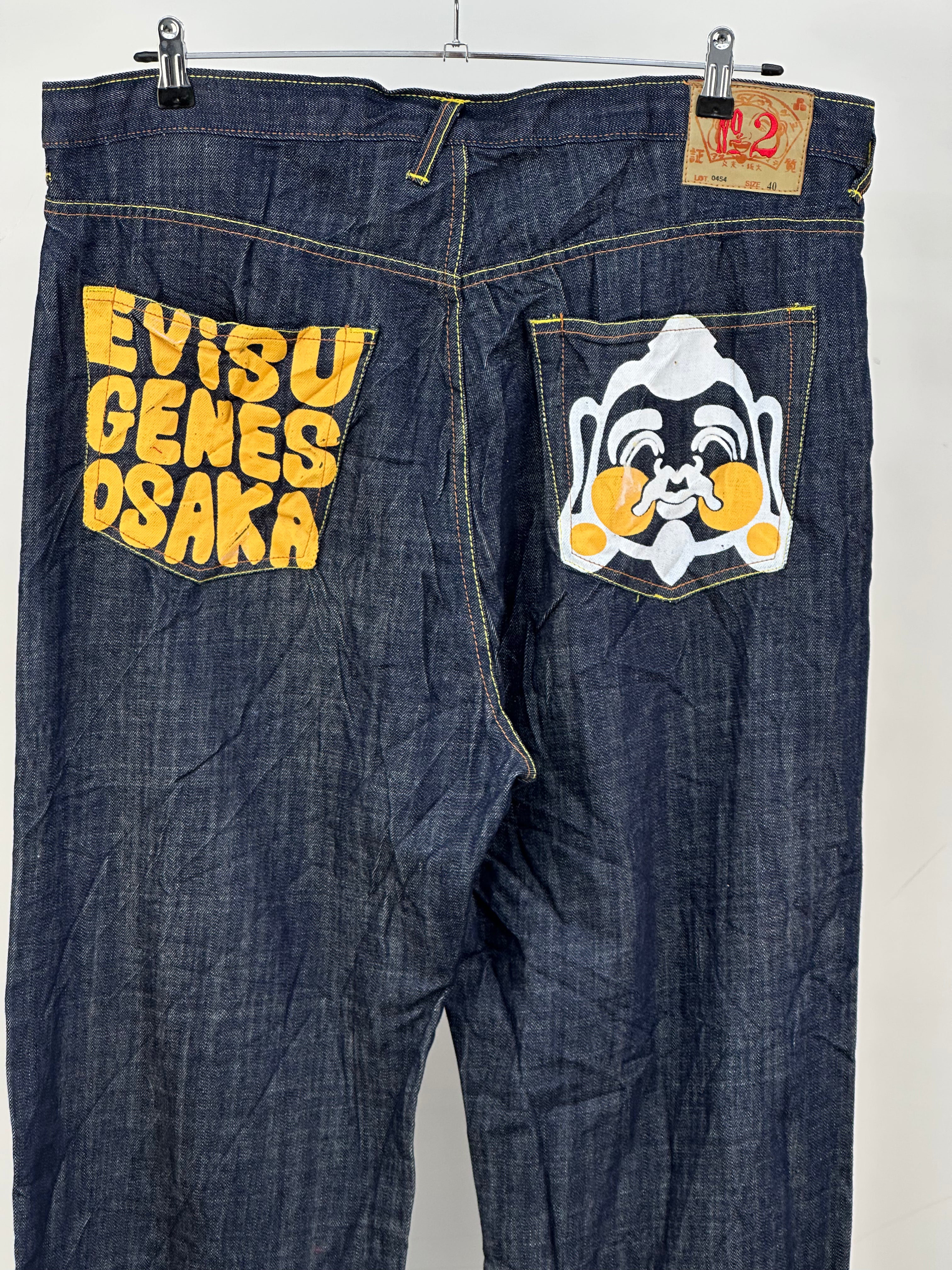 EVISU BAGGY FIT JAPANESE DENIM TAGLIA : 54 ITA = W40