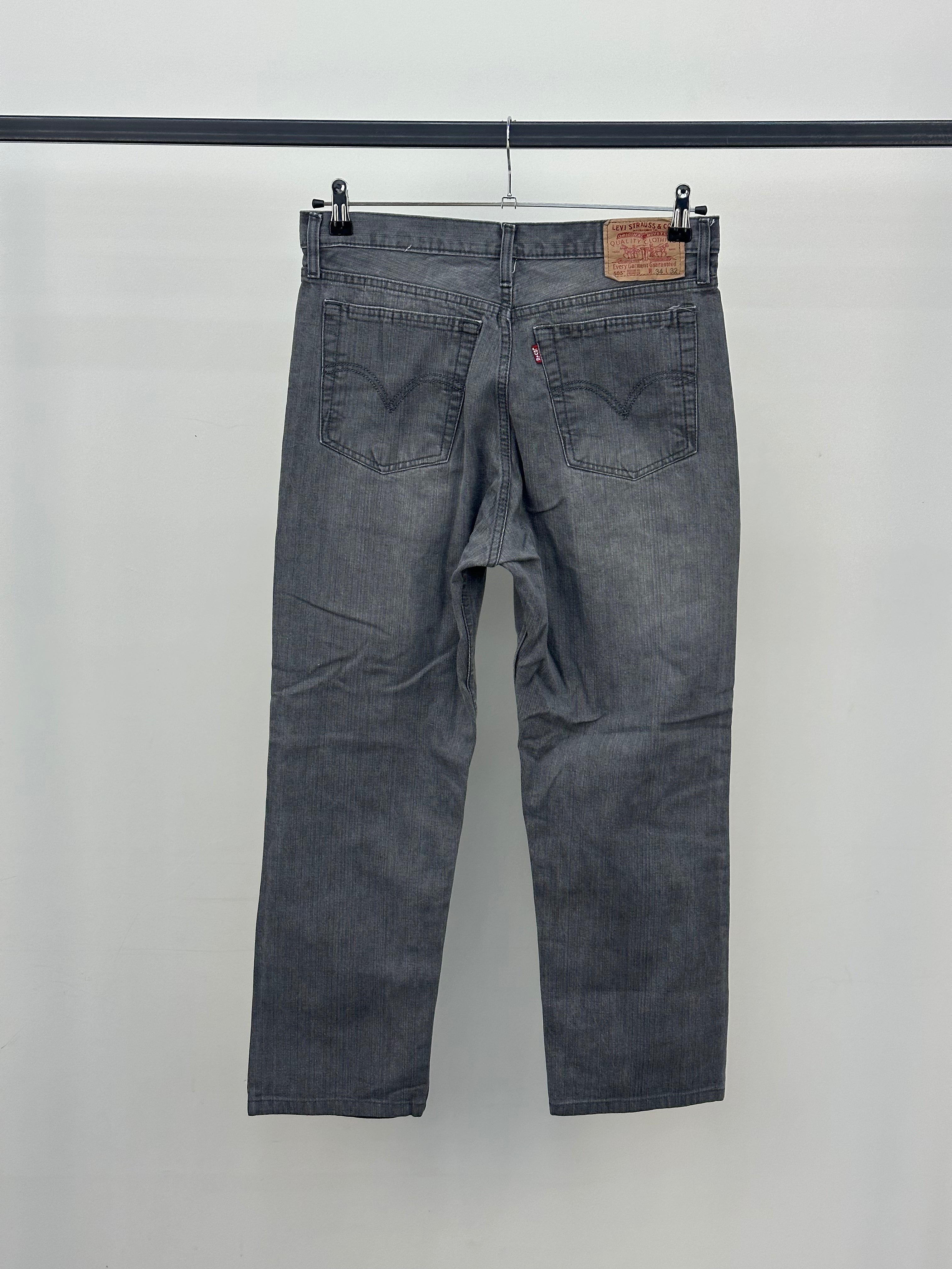 LEVI'S 505 STRAIGHT FIT TAGLIA : 48 ITA = W34 L32