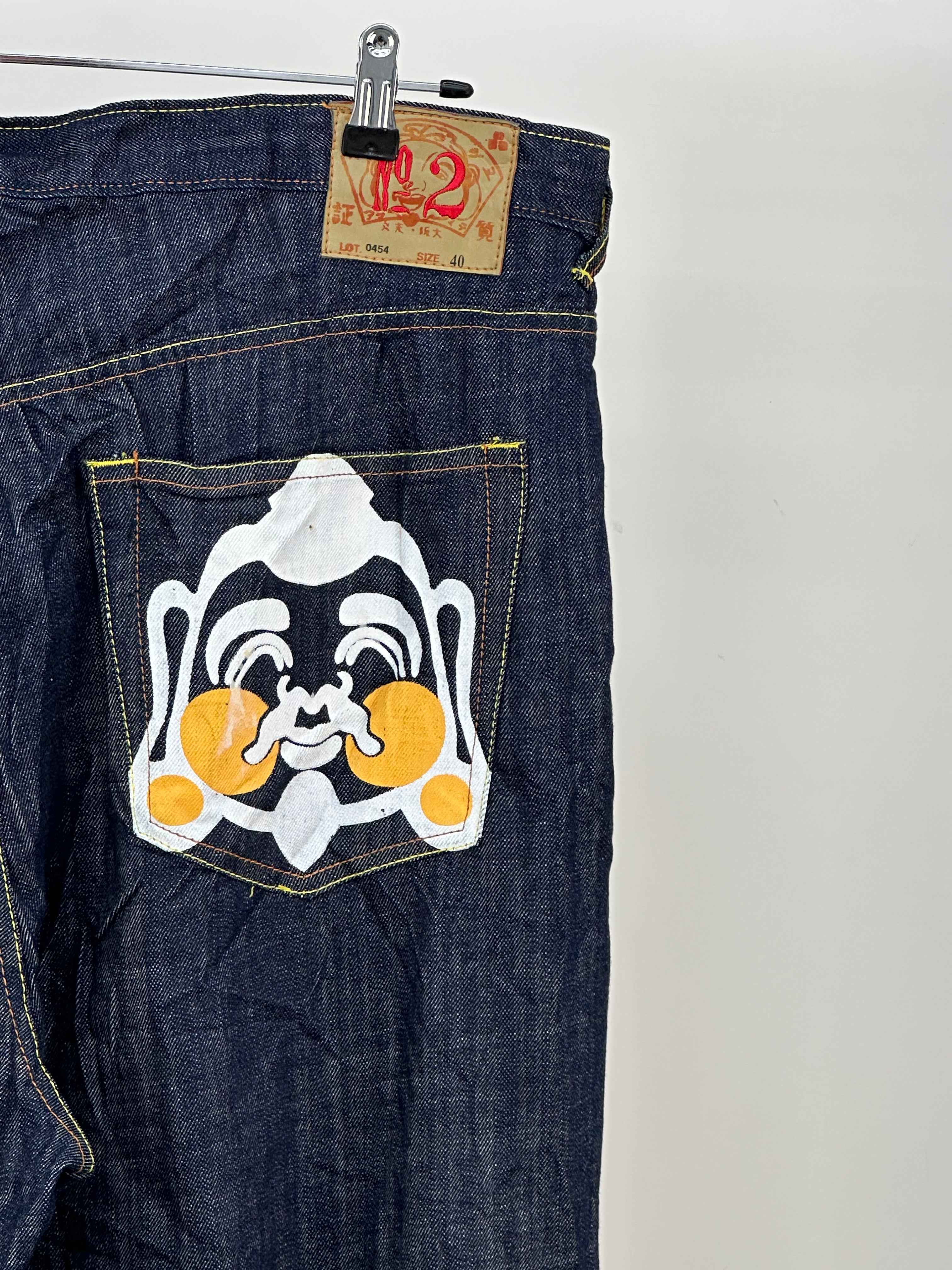 EVISU BAGGY FIT JAPANESE DENIM TAGLIA : 54 ITA = W40
