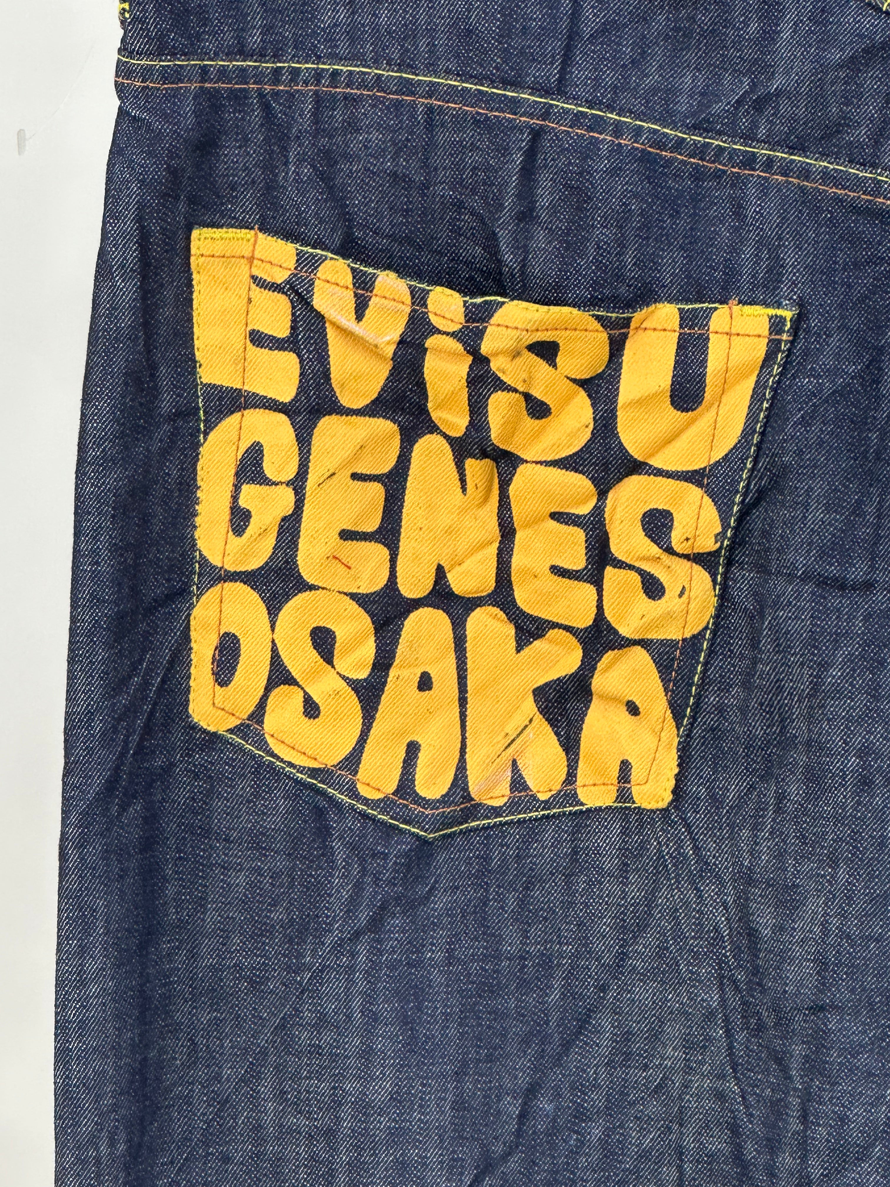 EVISU BAGGY FIT JAPANESE DENIM TAGLIA : 54 ITA = W40