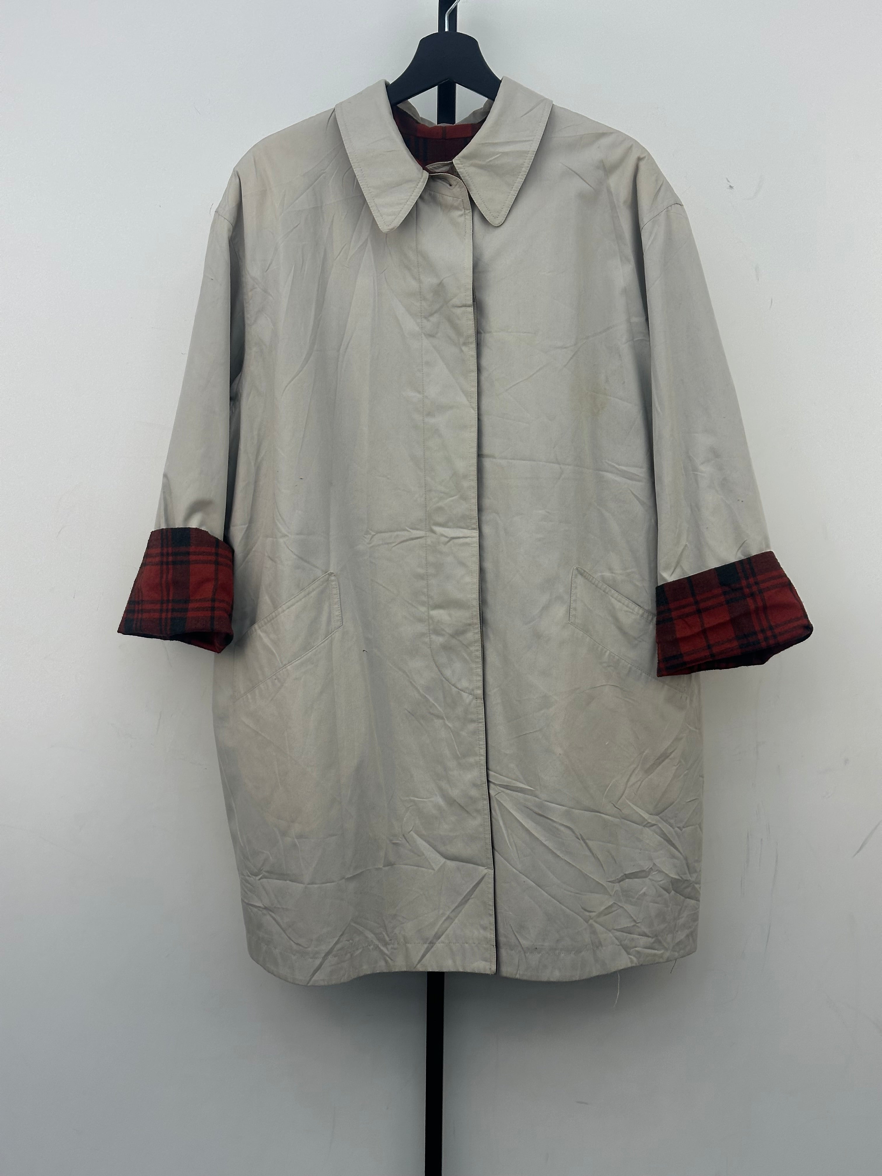 TRENCH INGLESE VINTAGE TAGLIA: XL