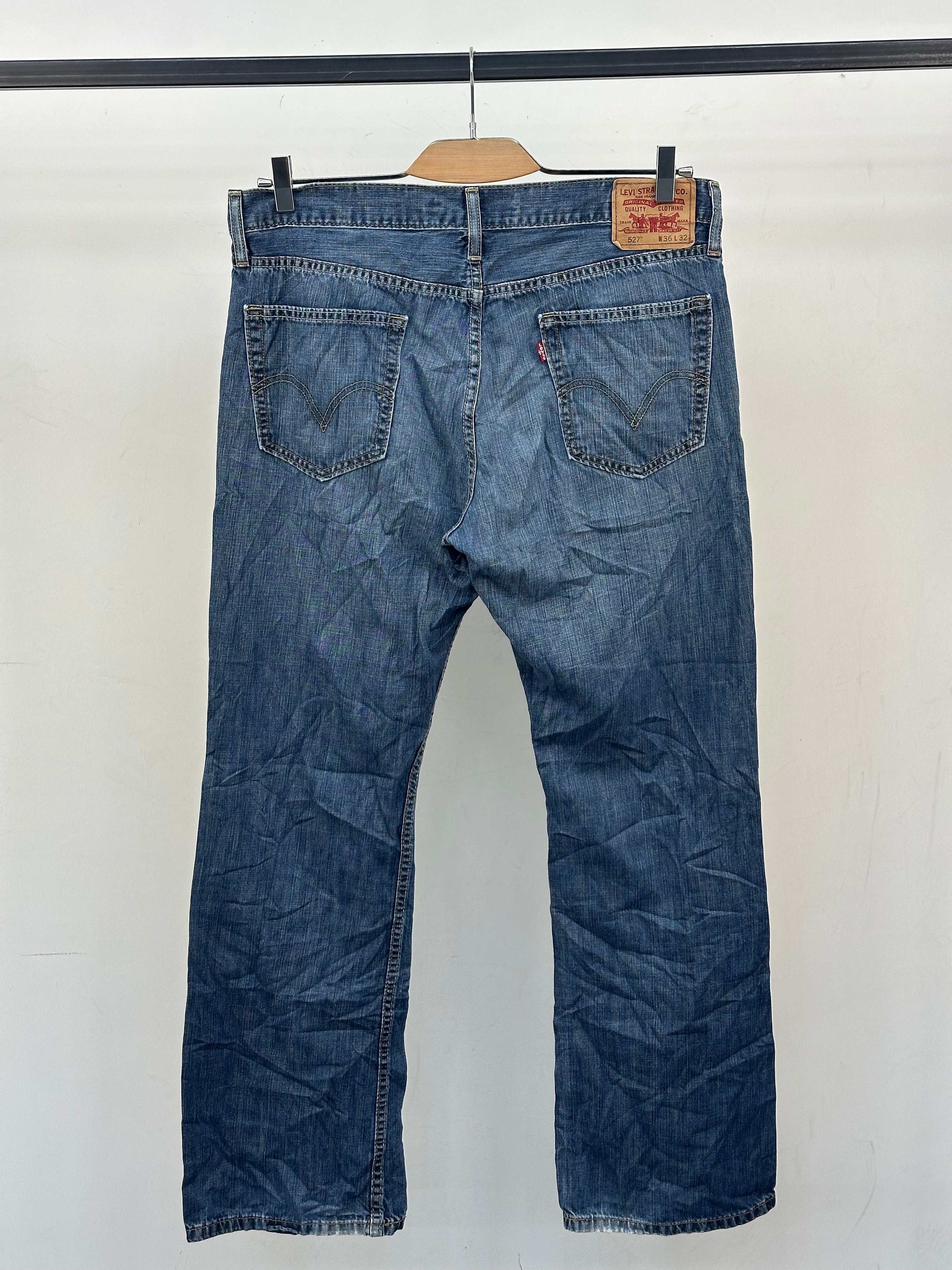 LEVI'S 527 SLIM BOOTCUT FIT TAGLIA: 50 ITA = W36 L32