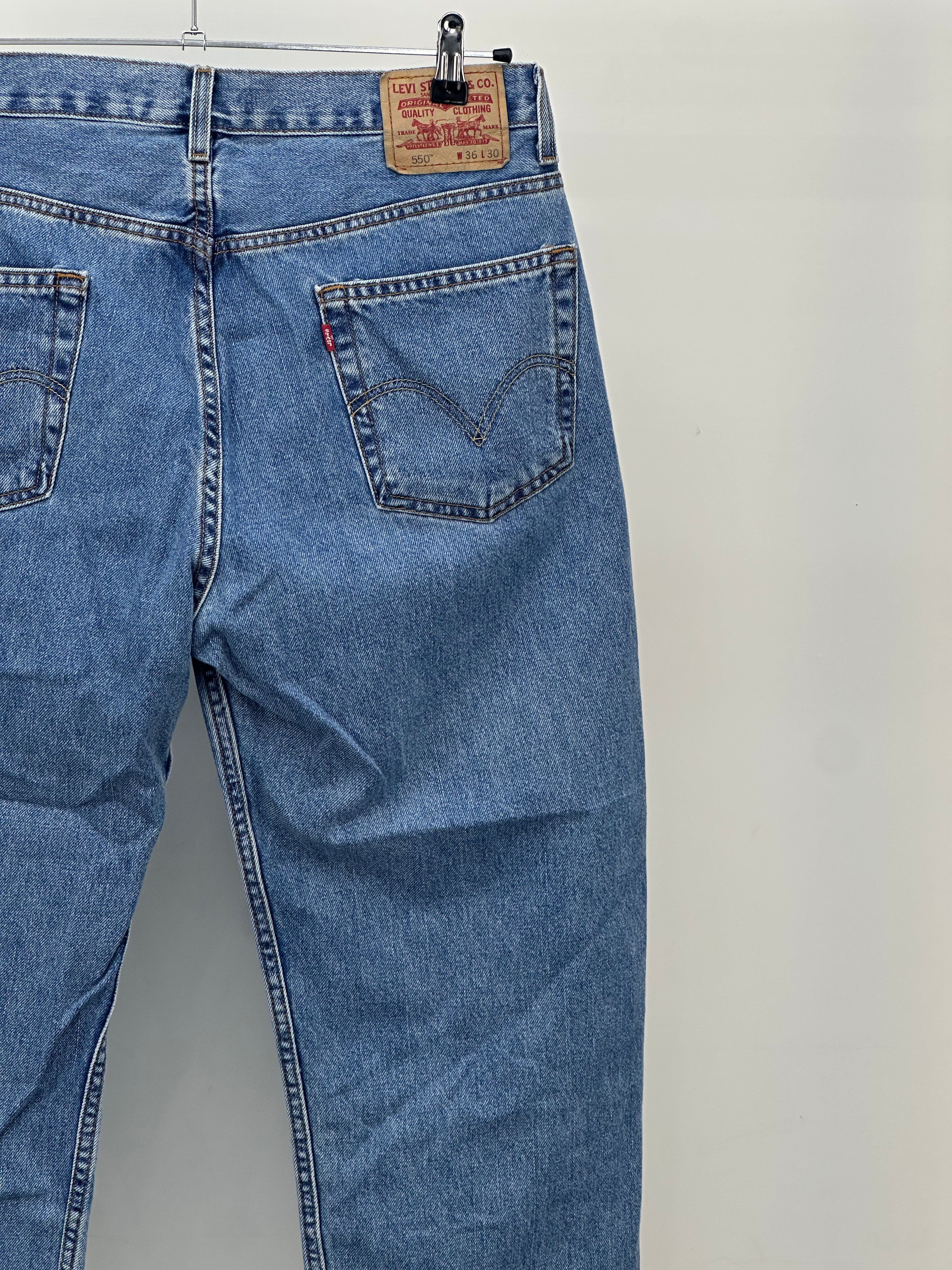 LEVI'S 550 RELAXED FIT TAGLIA: 50 ITA = W36 L30