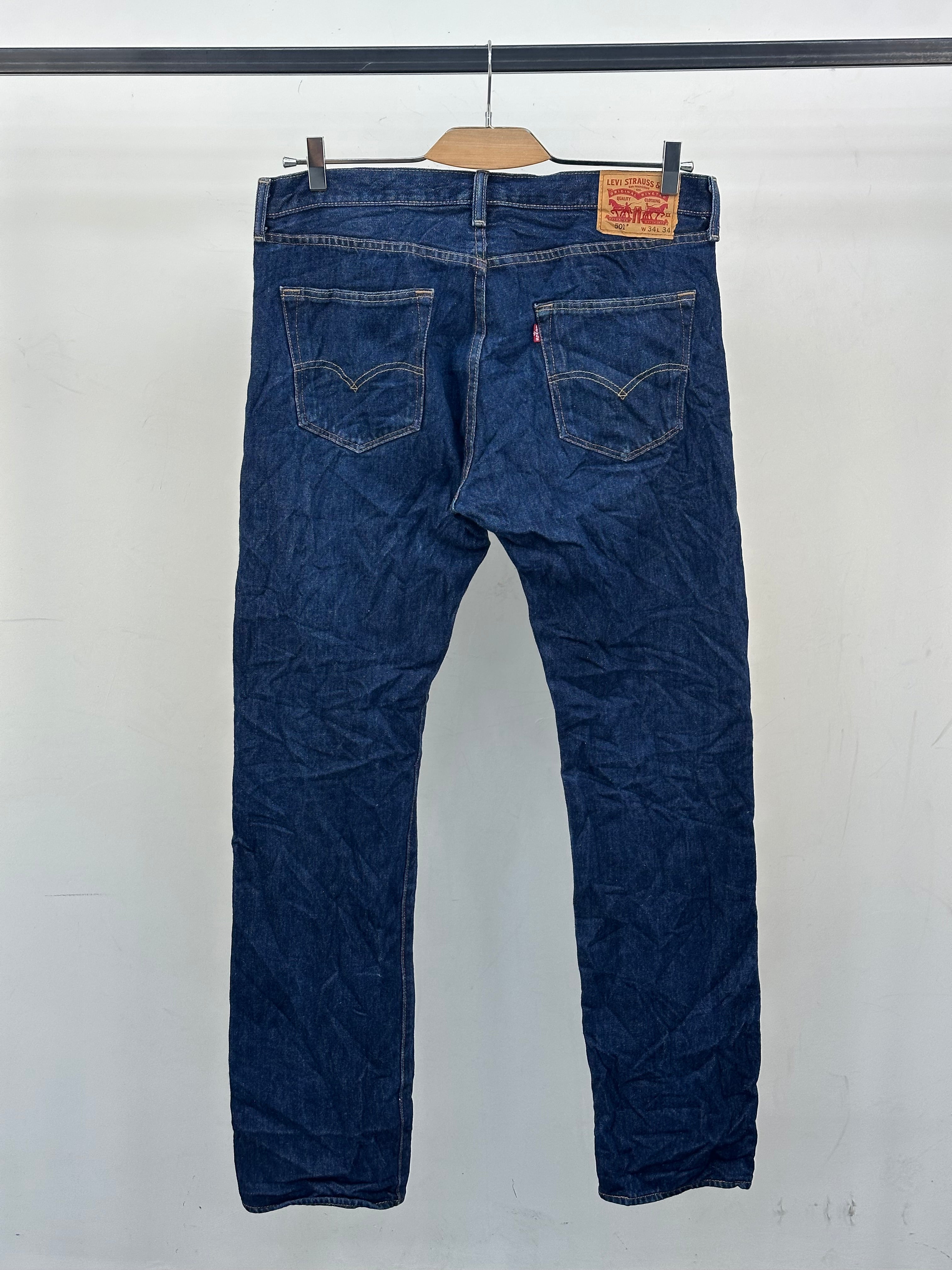LEVI'S 501 REGULAR FIT TAGLIA: 48 ITA = W34 L34