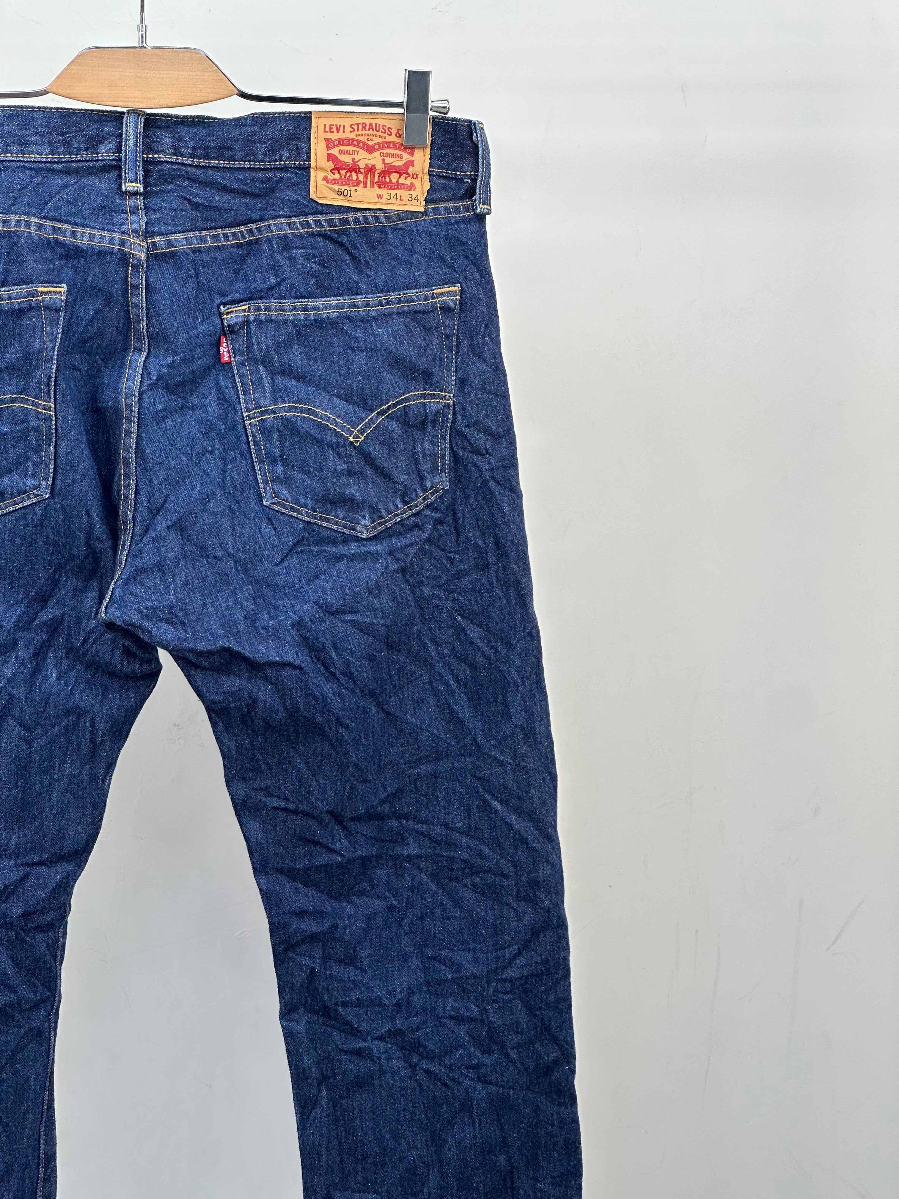 LEVI'S 501 REGULAR FIT TAGLIA: 48 ITA = W34 L34