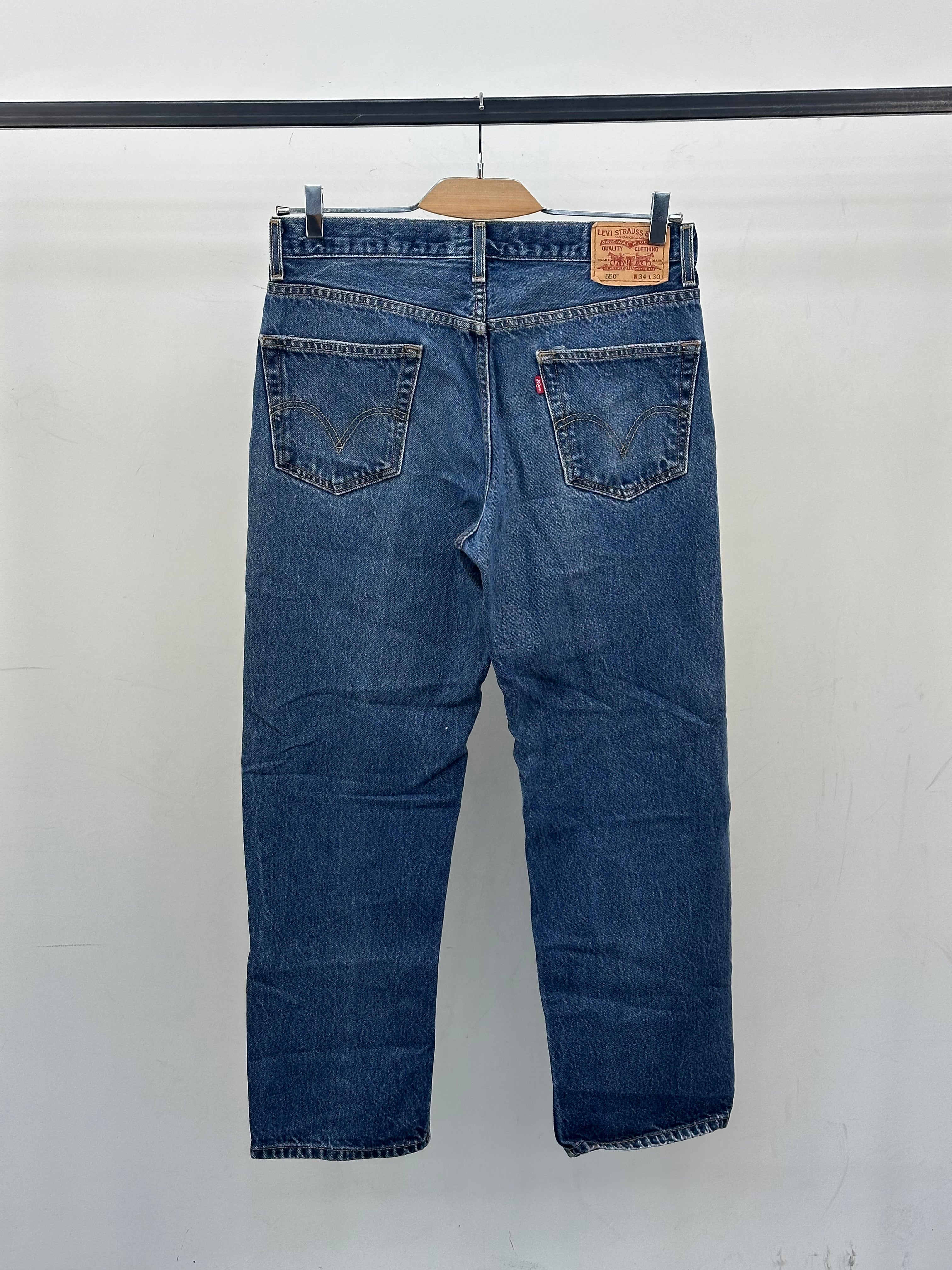 LEVI'S 550 RELAXED FIT TAGLIA: 48 ITA = W34 L30