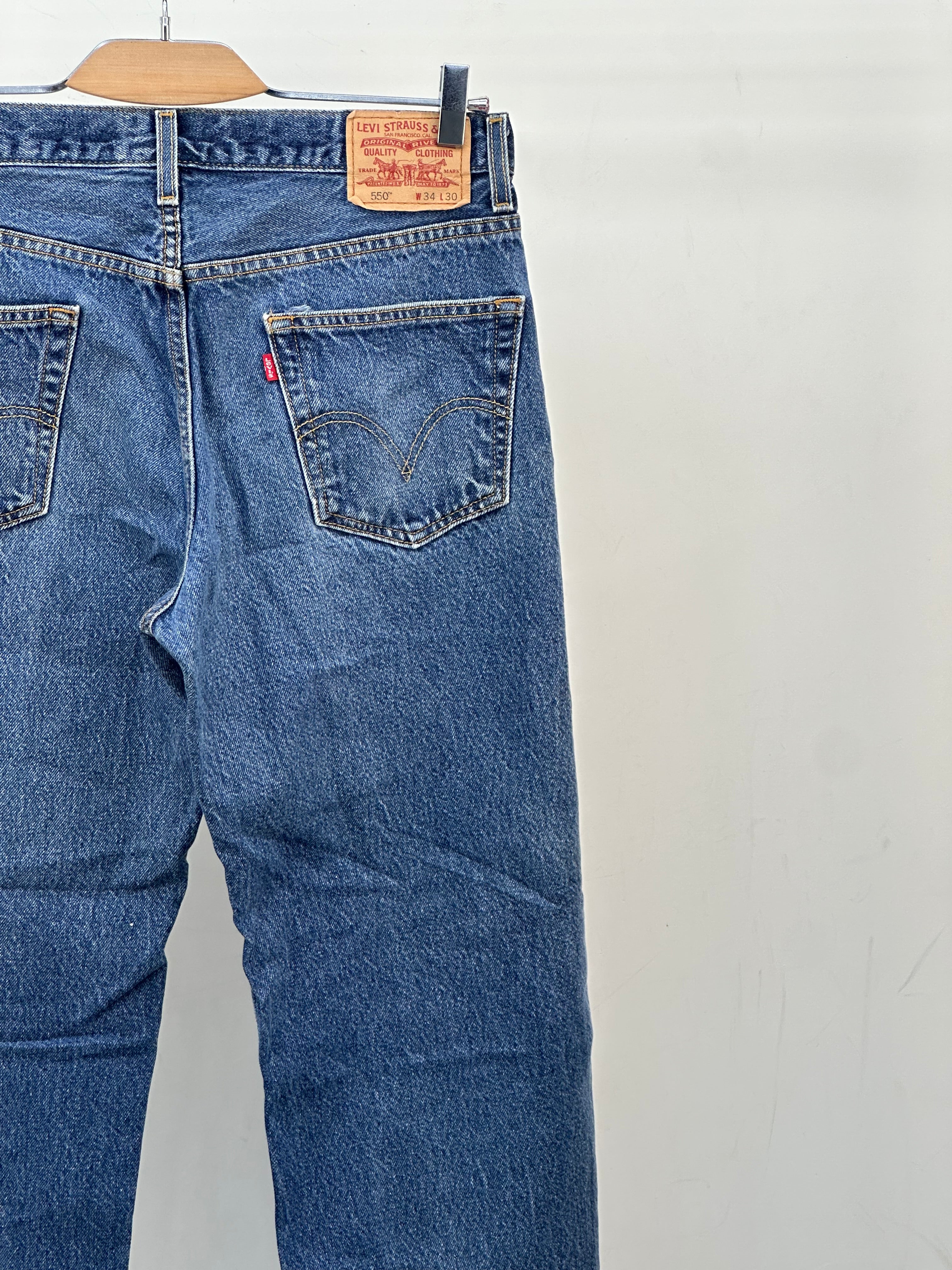 LEVI'S 550 RELAXED FIT TAGLIA: 48 ITA = W34 L30