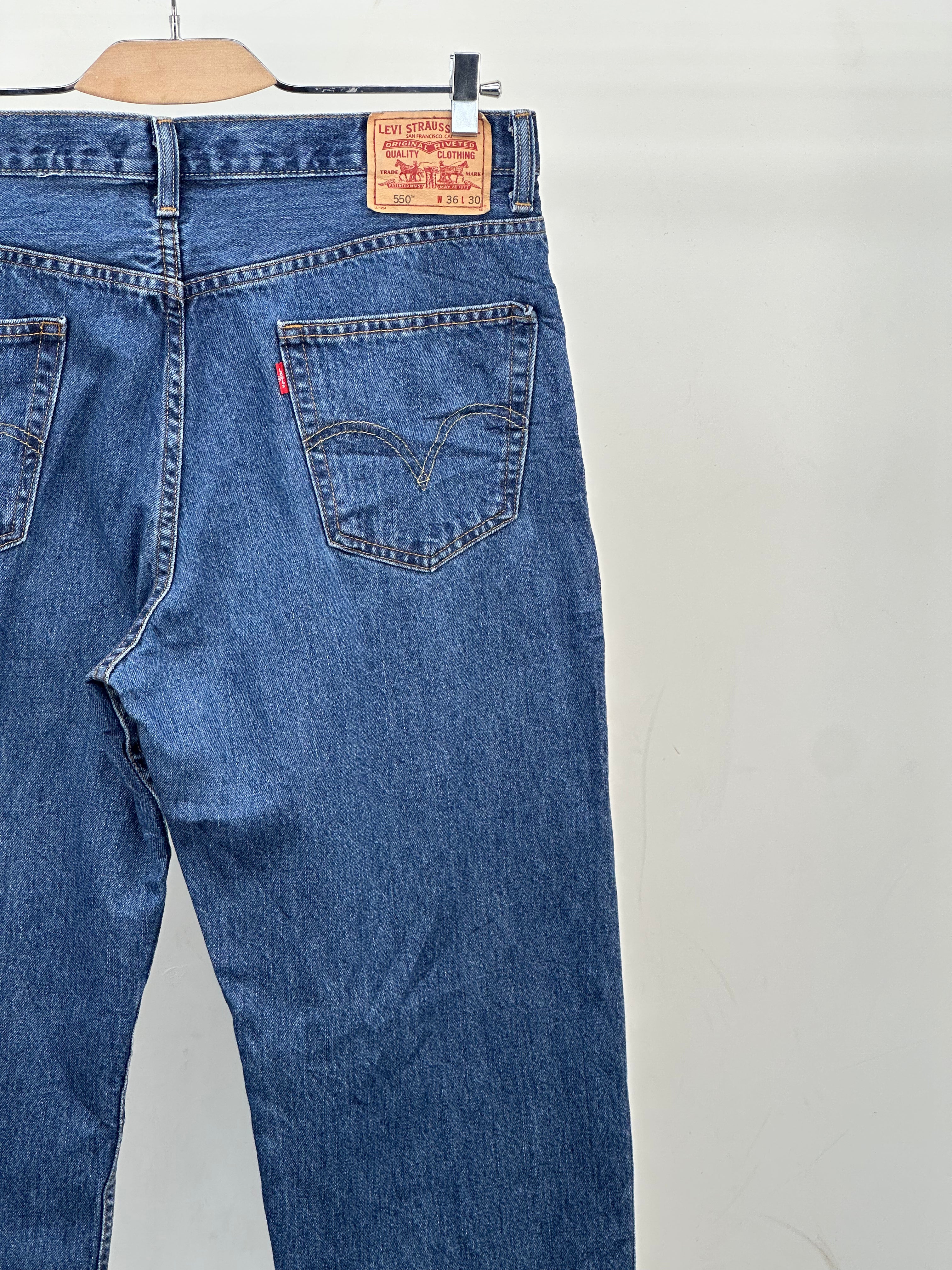 LEVI'S 550 RELAXED FIT TAGLIA: 50 ITA = W36 L30
