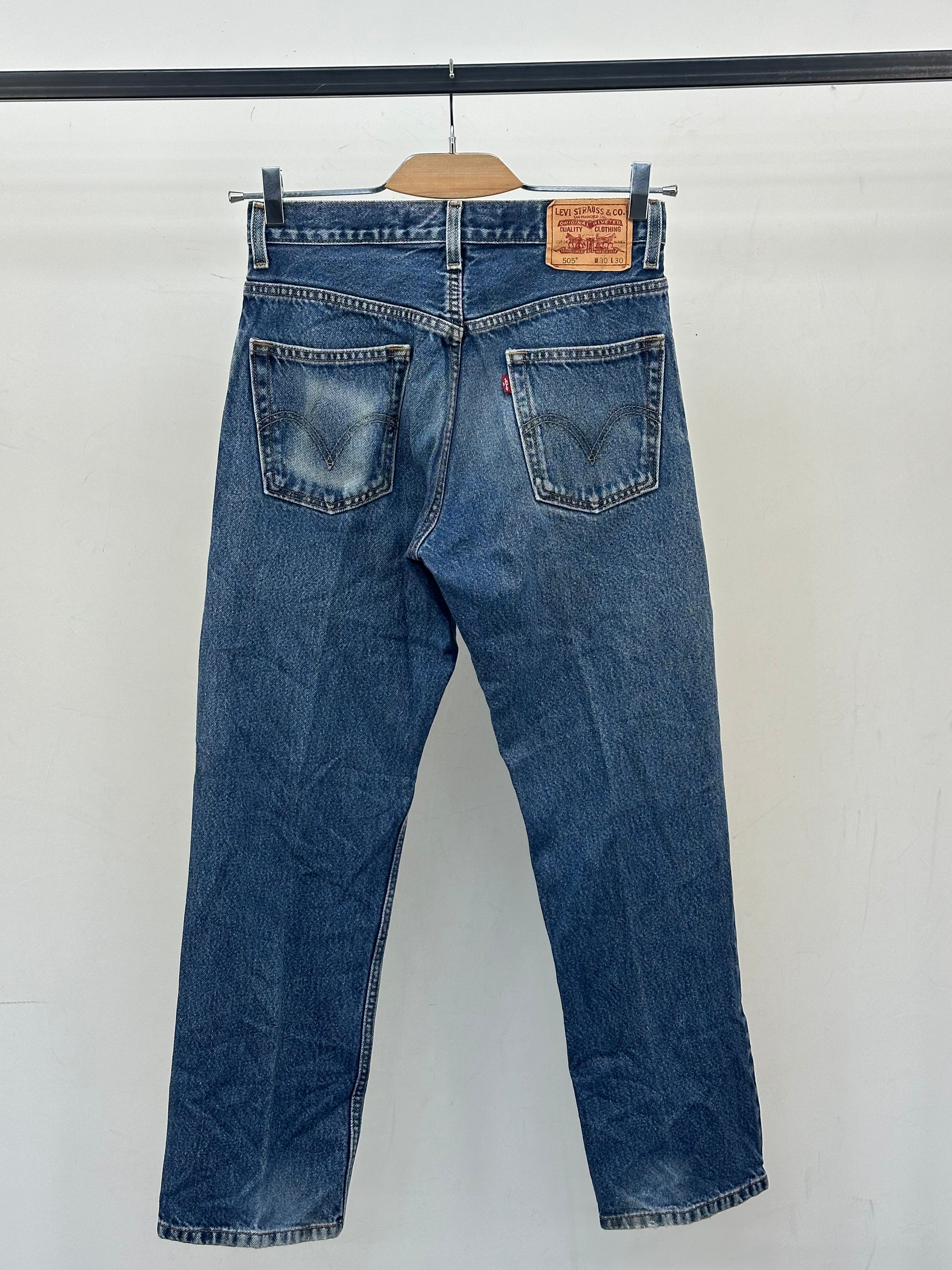 LEVI'S 505 STRAIGHT FIT TAGLIA: 44 ITA = W30 L30