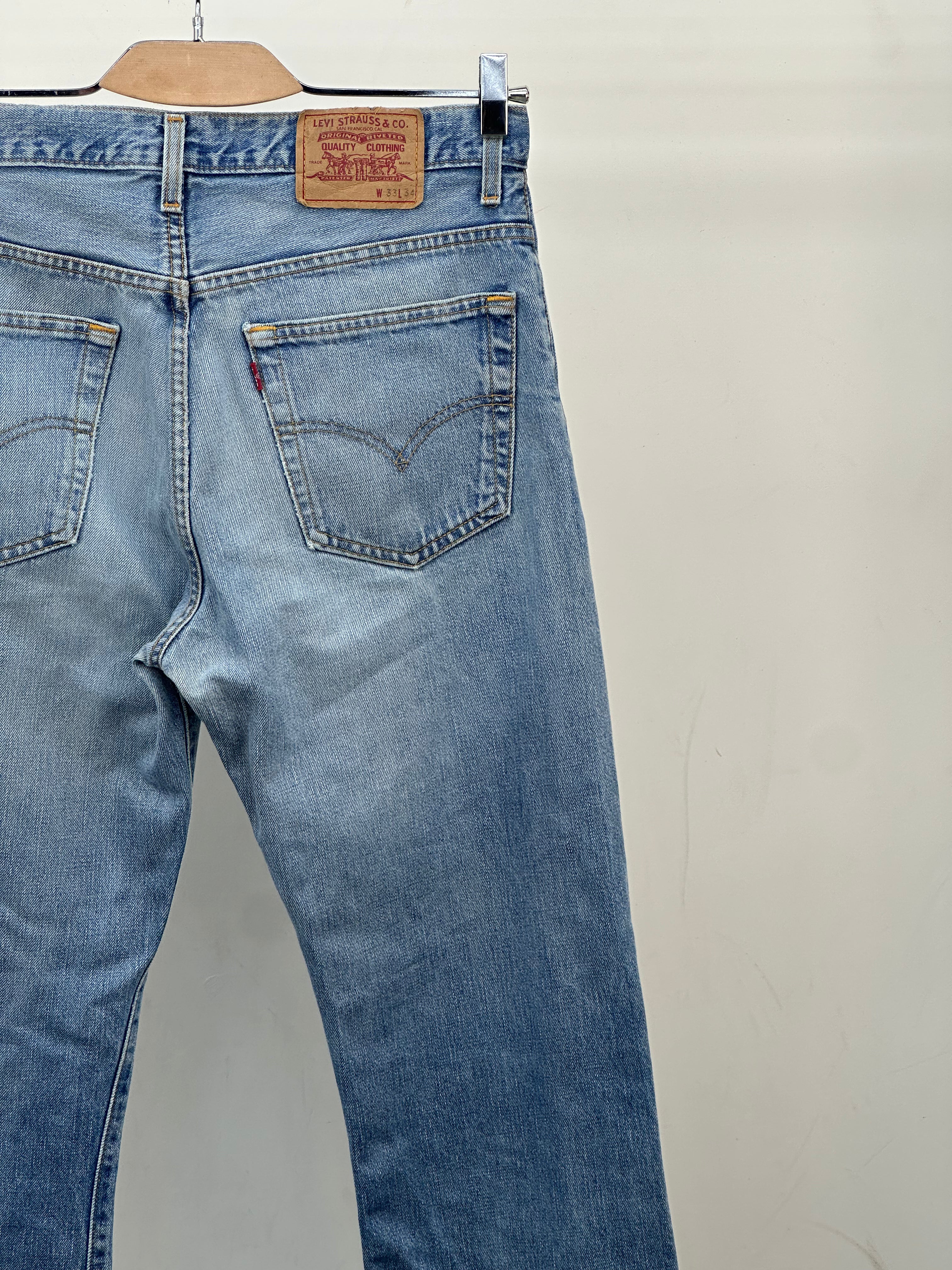 LEVI'S 505 RELAXED FIT TAGLIA: 47 ITA = W33 L34