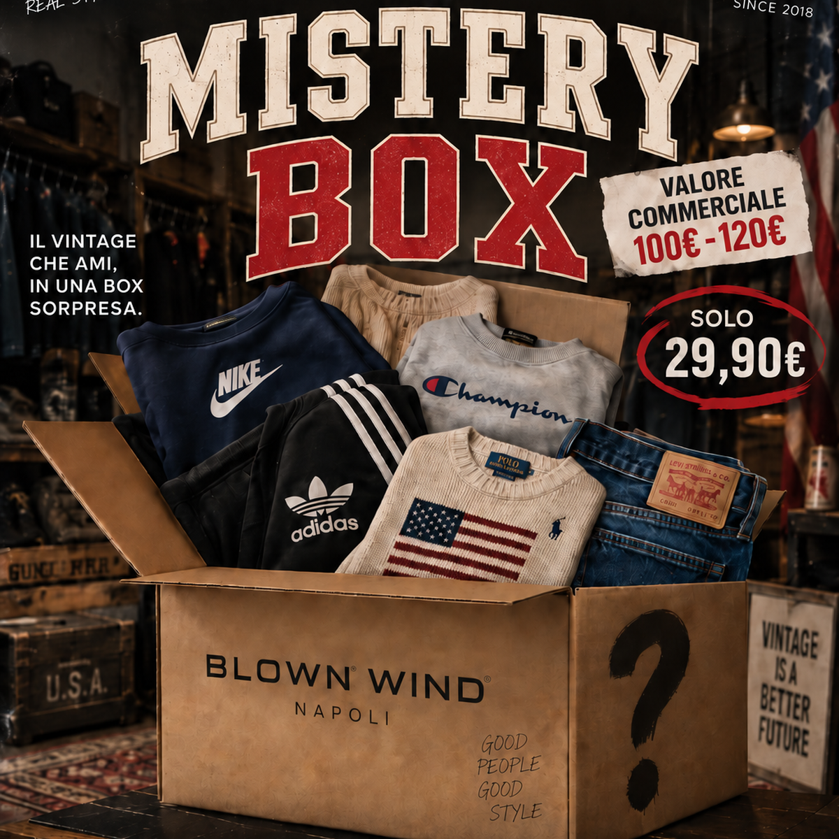 MISTERY BOX Blown Wind - 100 disponibili