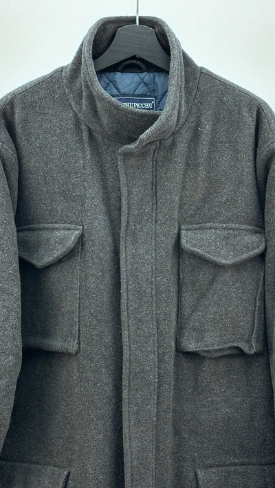 CAPPOTTO IN LANA CON TASCHE