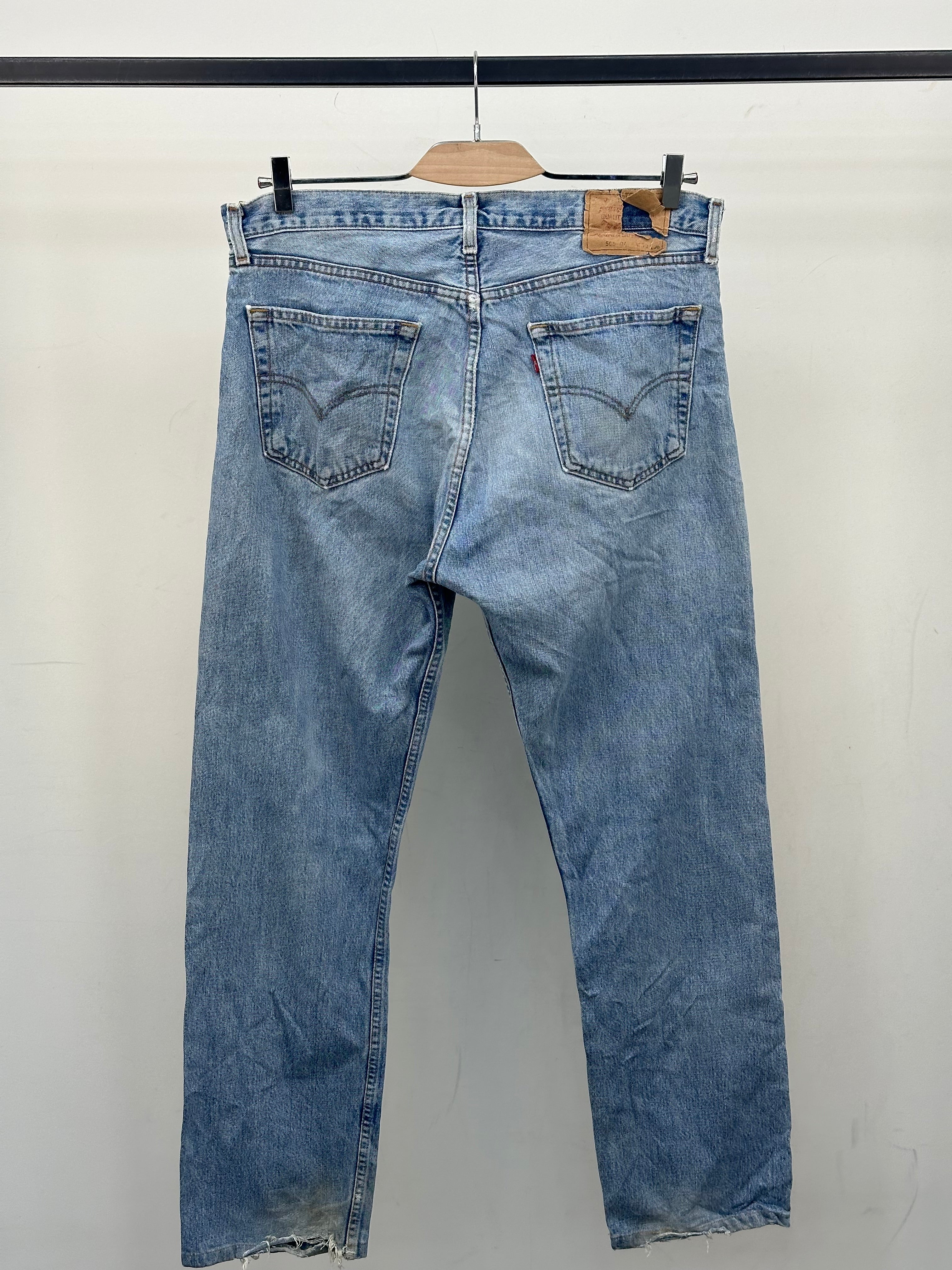 LEVI'S 505 STRAIGHT FIT TAGLIA: 52 ITA = W38 L36