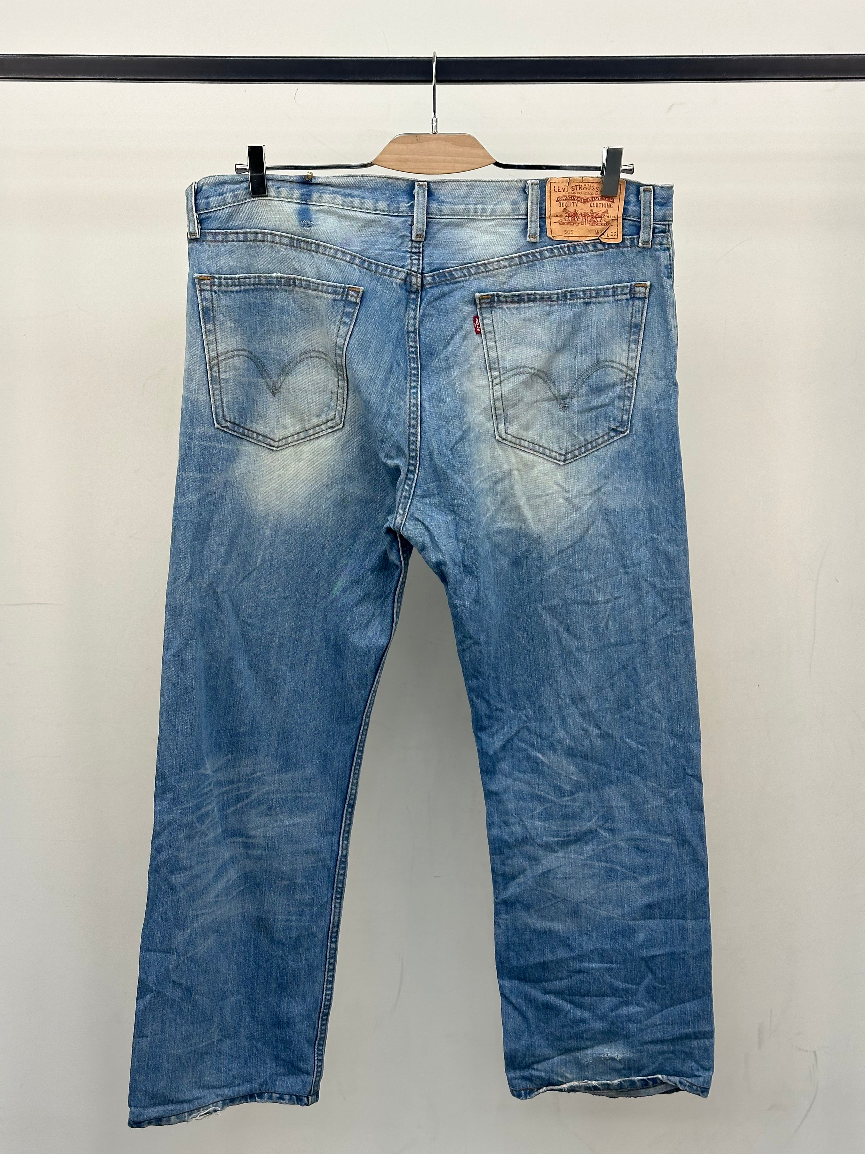 LEVI'S 505 STRAIGHT FIT TAGLIA: 52 ITA = W38 L32