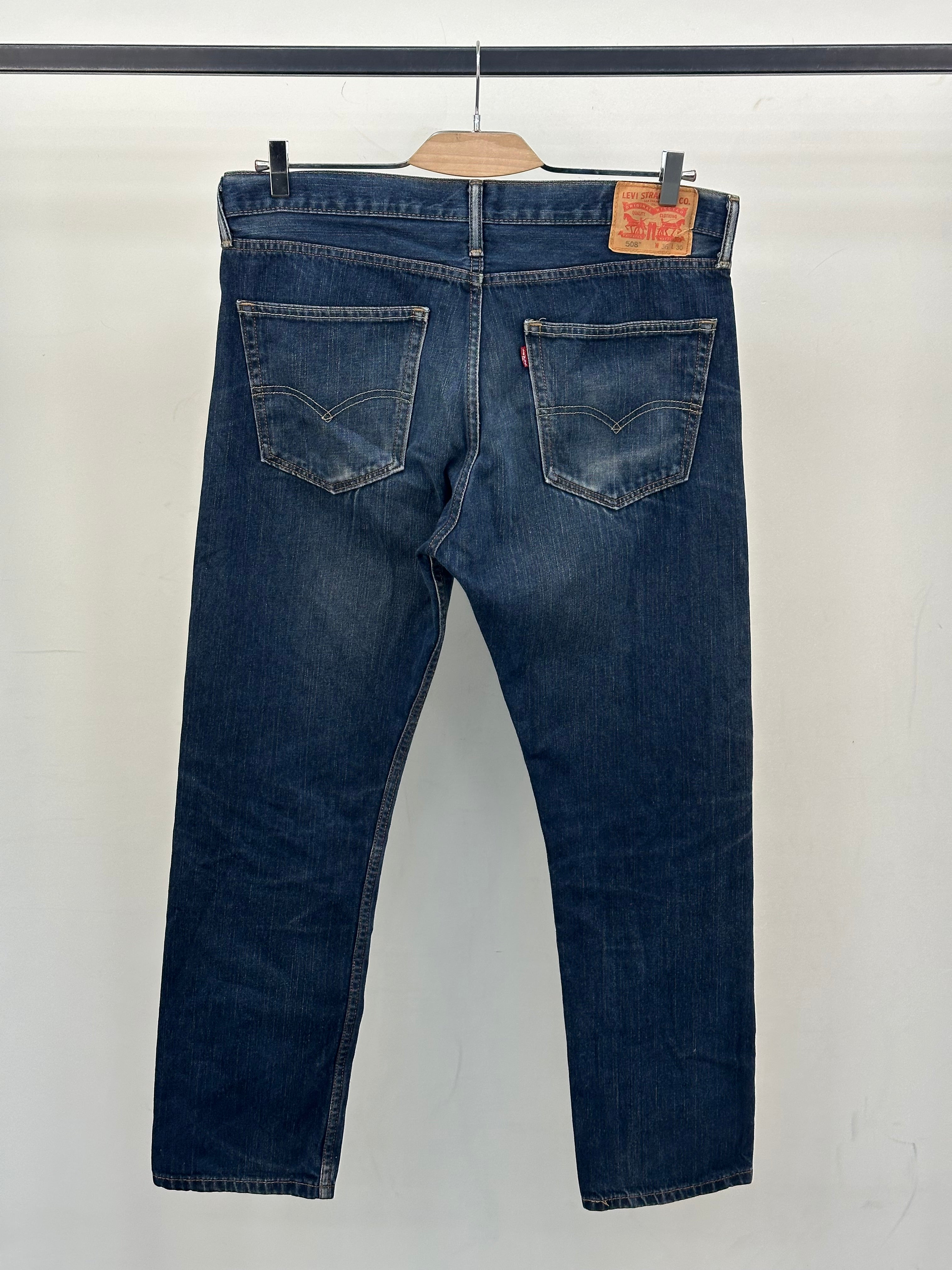 LEVI'S 508 REGULAR TAPER TAGLIA: 50 ITA = W36 L30