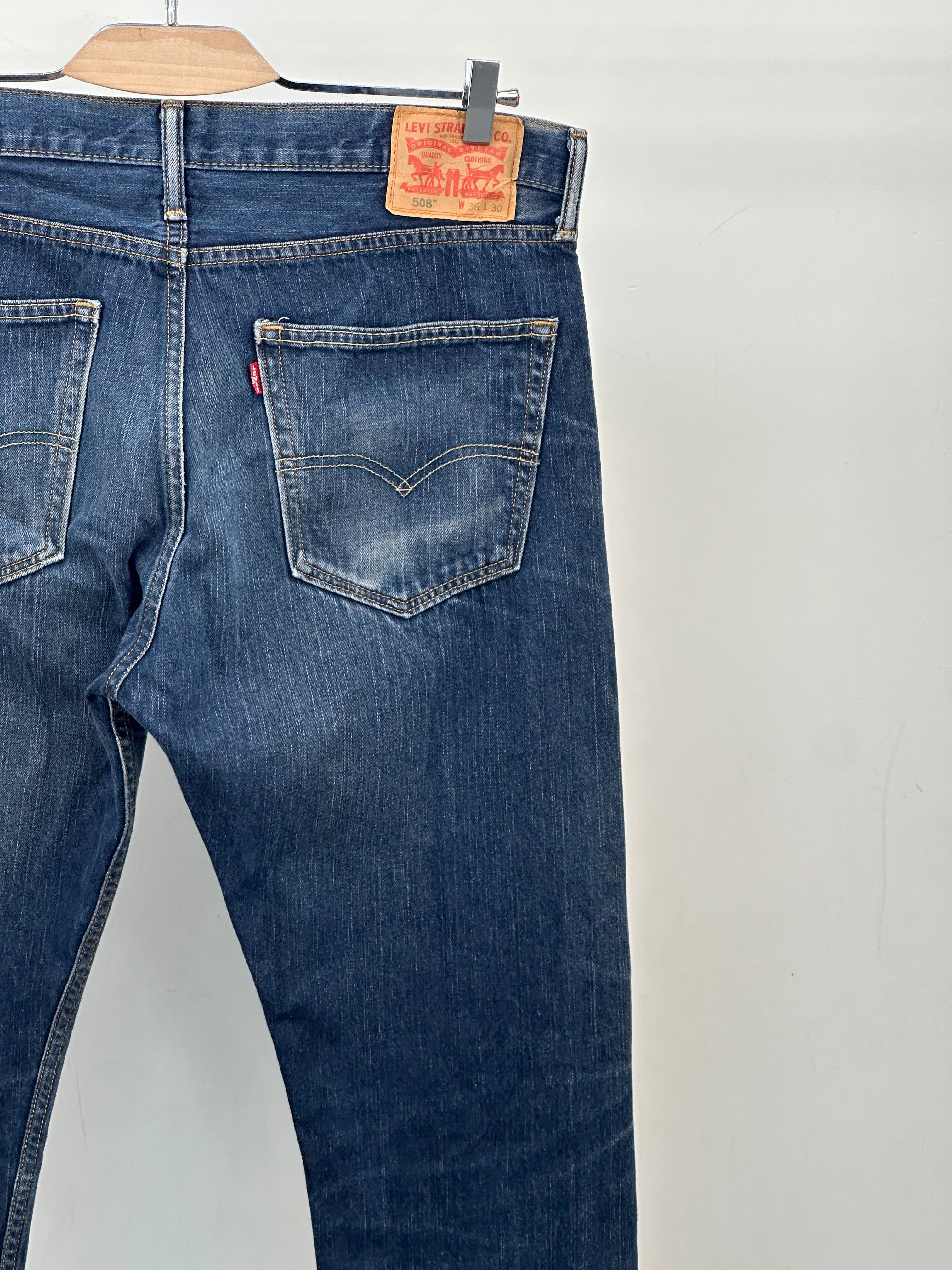 LEVI'S 508 REGULAR TAPER TAGLIA: 50 ITA = W36 L30
