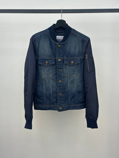 LEE COOPER DENIM JACKET BOMBER TAGLIA : S
