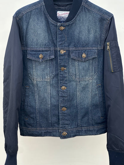 LEE COOPER DENIM JACKET BOMBER TAGLIA : S