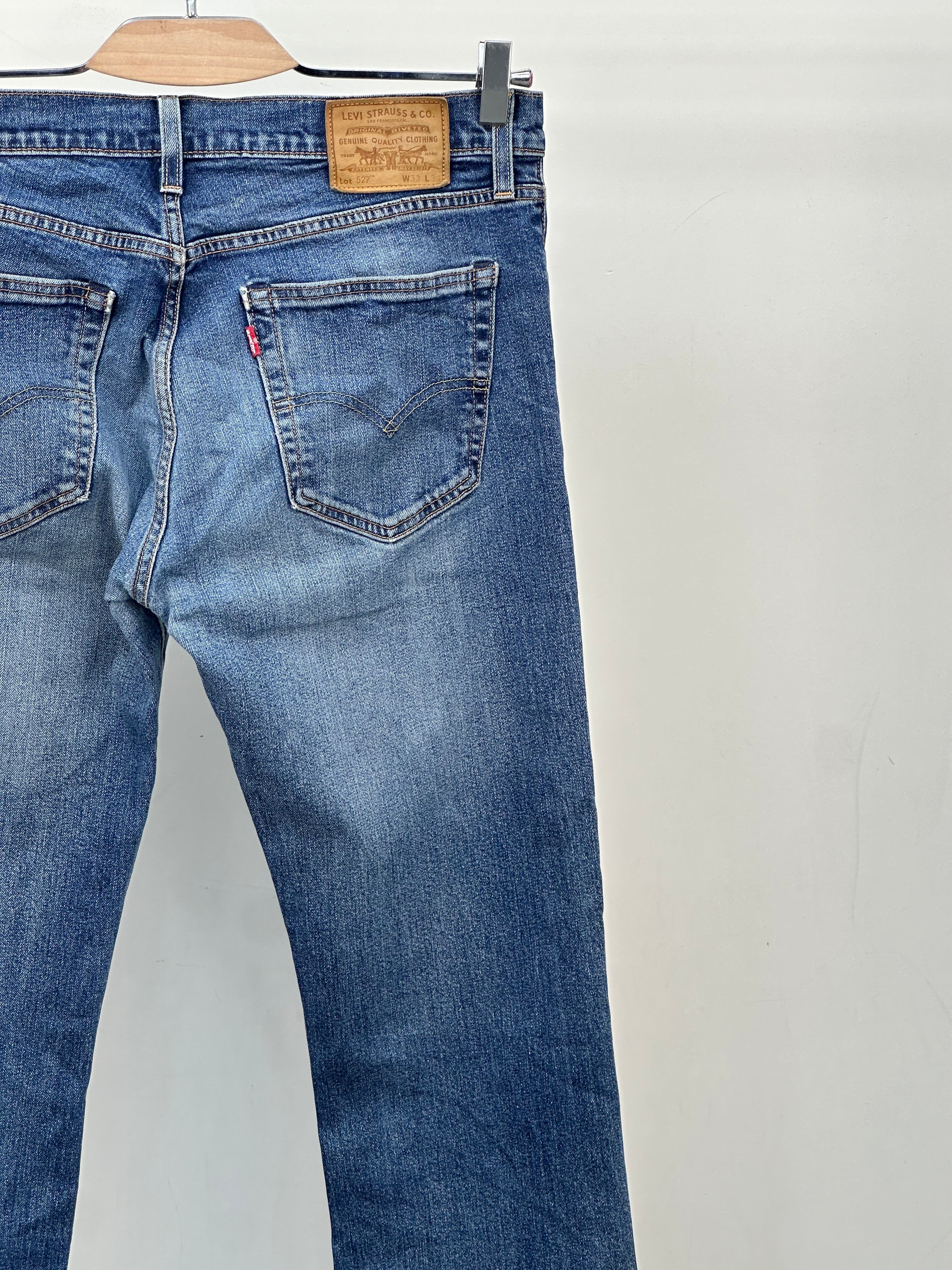 LEVI'S 527 BOOTCUT FIT TAGLIA: 47 ITA = W33 L34