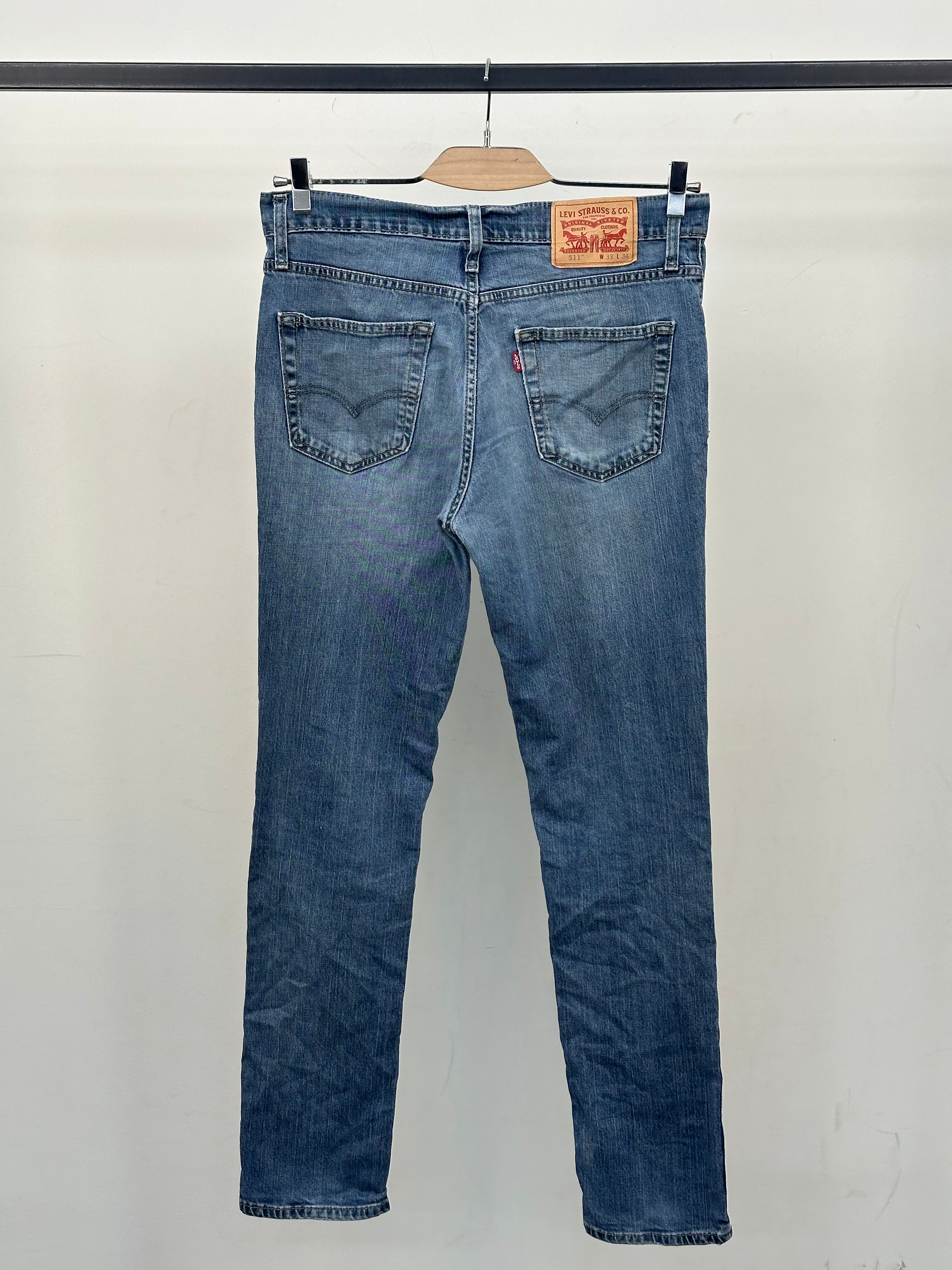 LEVI'S 511 SLIM FIT TAGLIA: 47 ITA = W33 L34