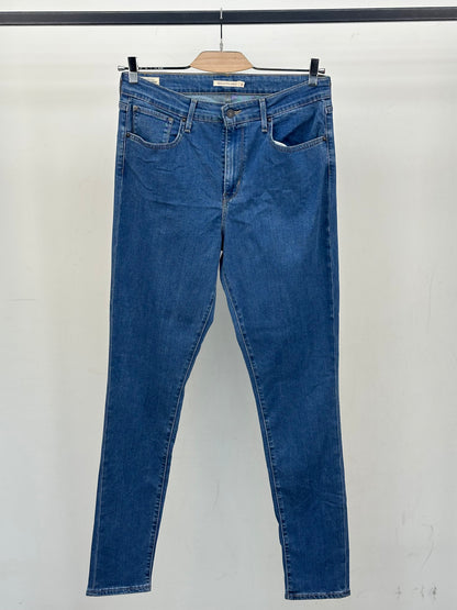LEVI'S 721 HIGE RISE SKINNY TAGLIA: 46 ITA = W32 L32