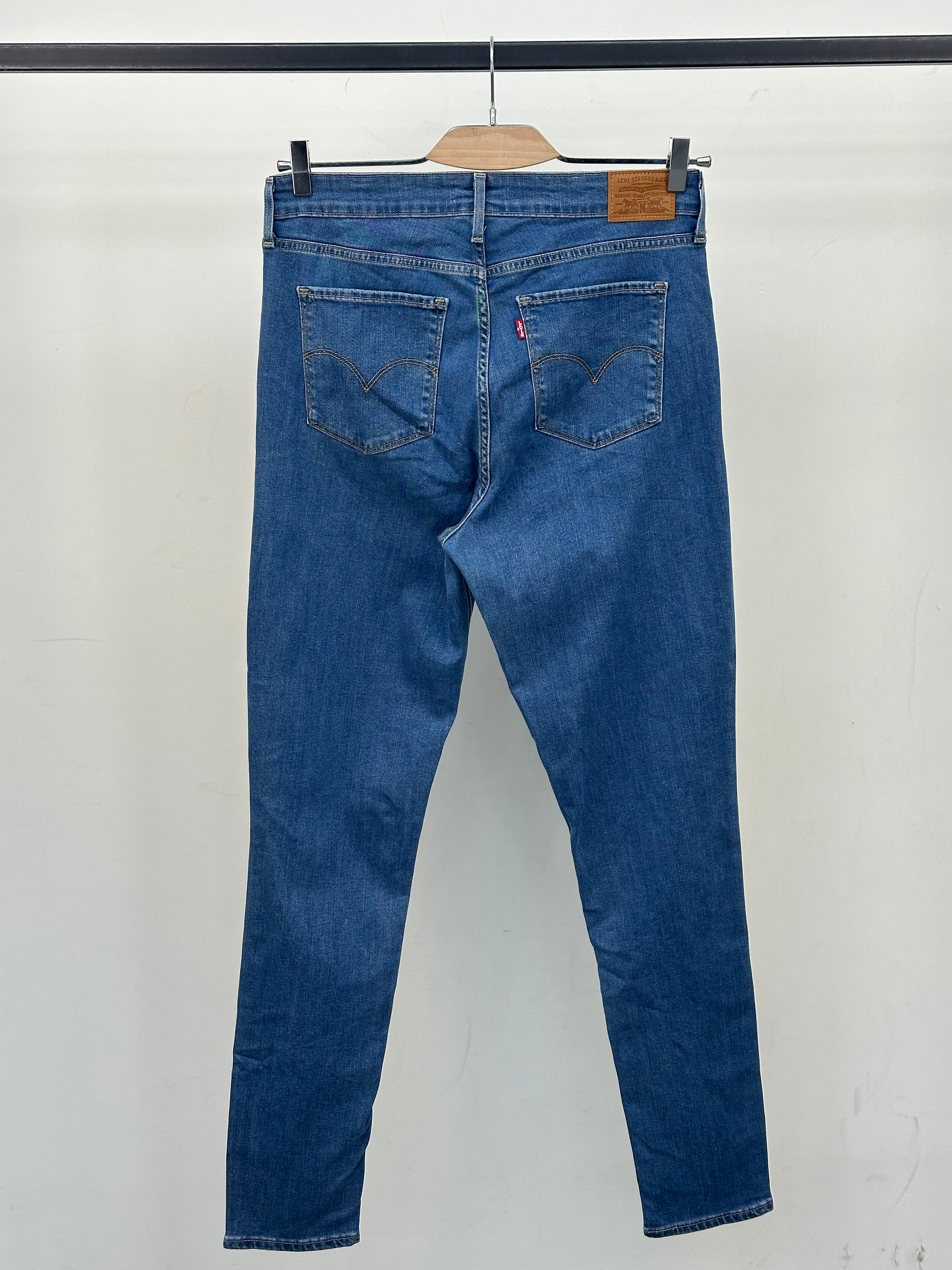 LEVI'S 721 HIGE RISE SKINNY TAGLIA: 46 ITA = W32 L32