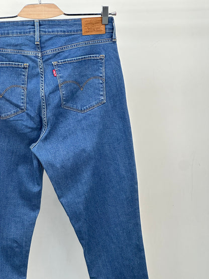 LEVI'S 721 HIGE RISE SKINNY TAGLIA: 46 ITA = W32 L32