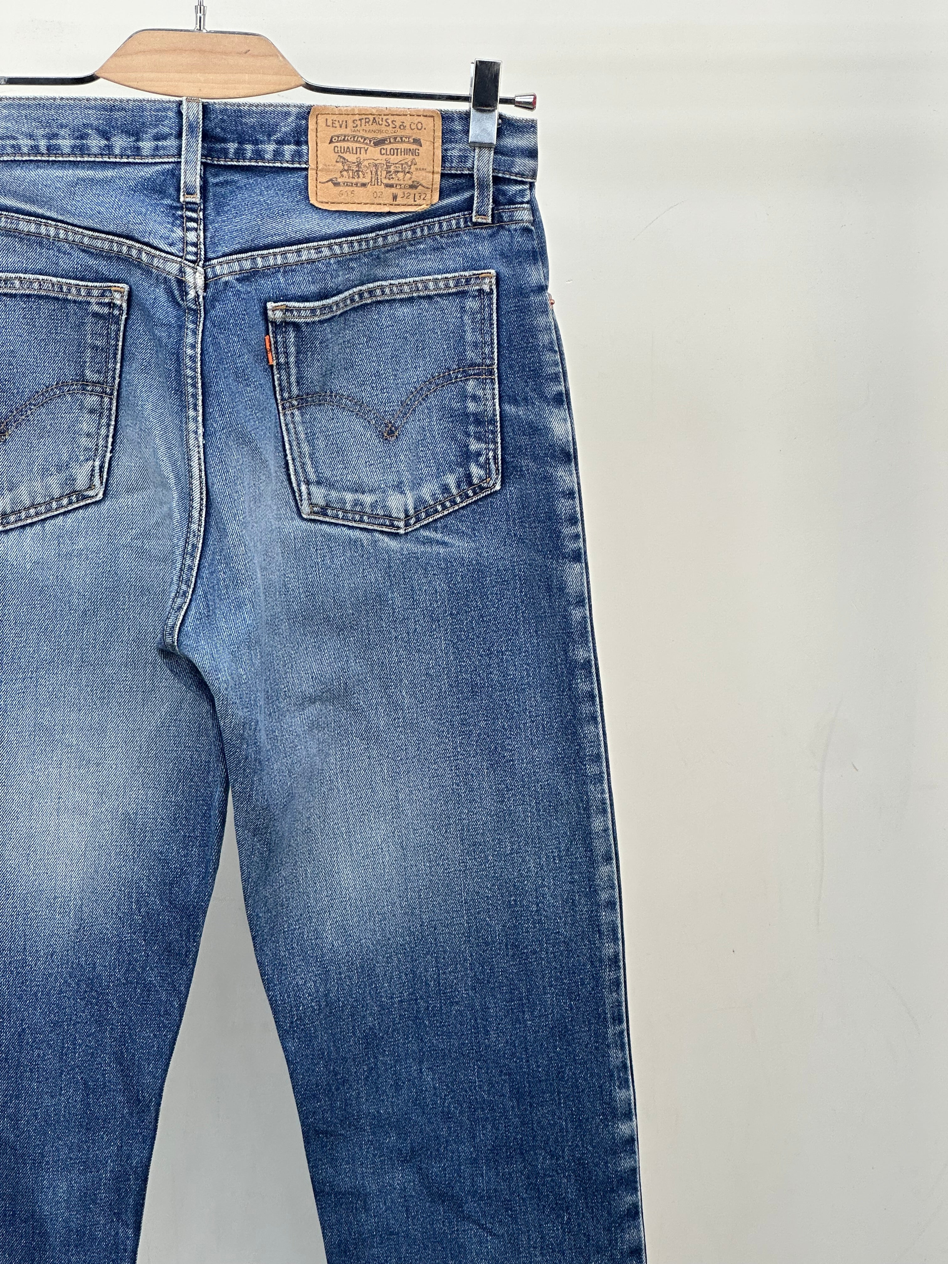 LEVI'S 615 ORANGE TAB TAGLIA: 46 ITA = W32 L32