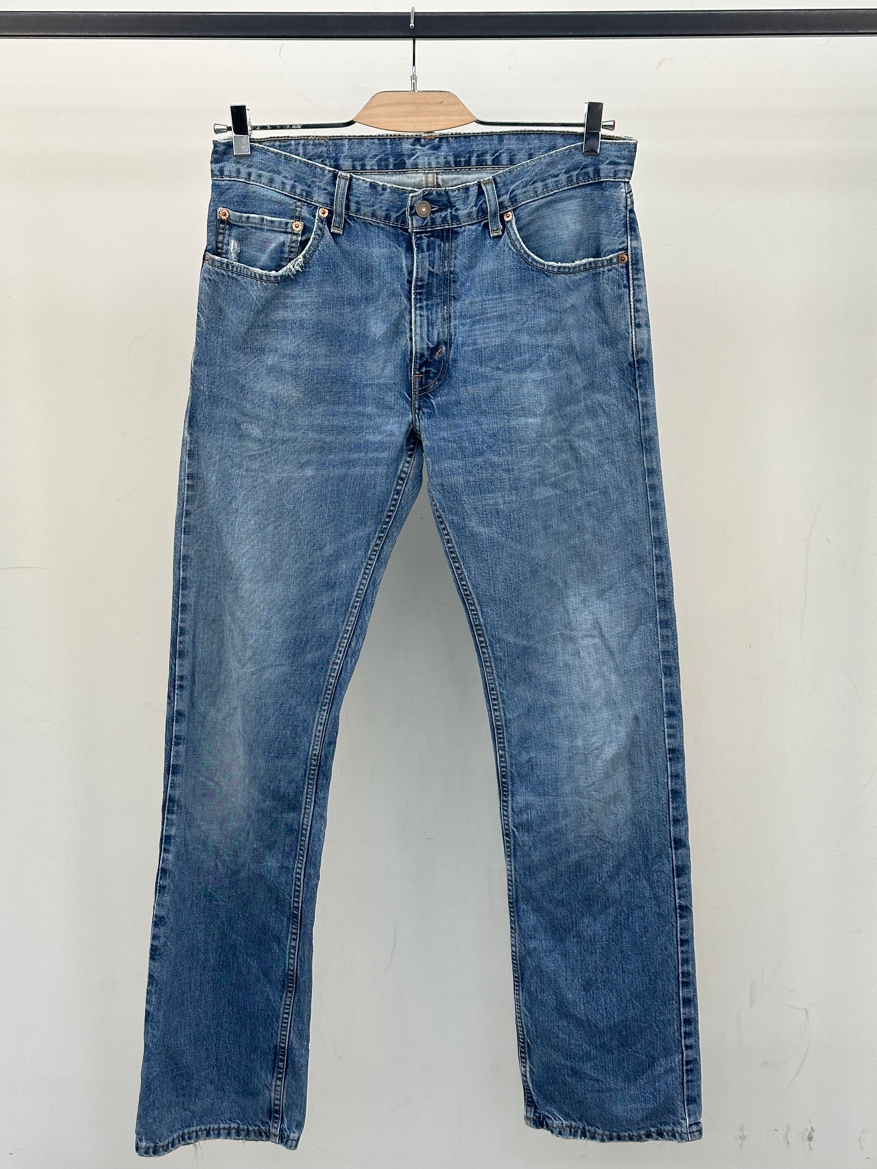 LEVI'S 505 STRAIGHT FIT TAGLIA: 46 ITA = W32 L34