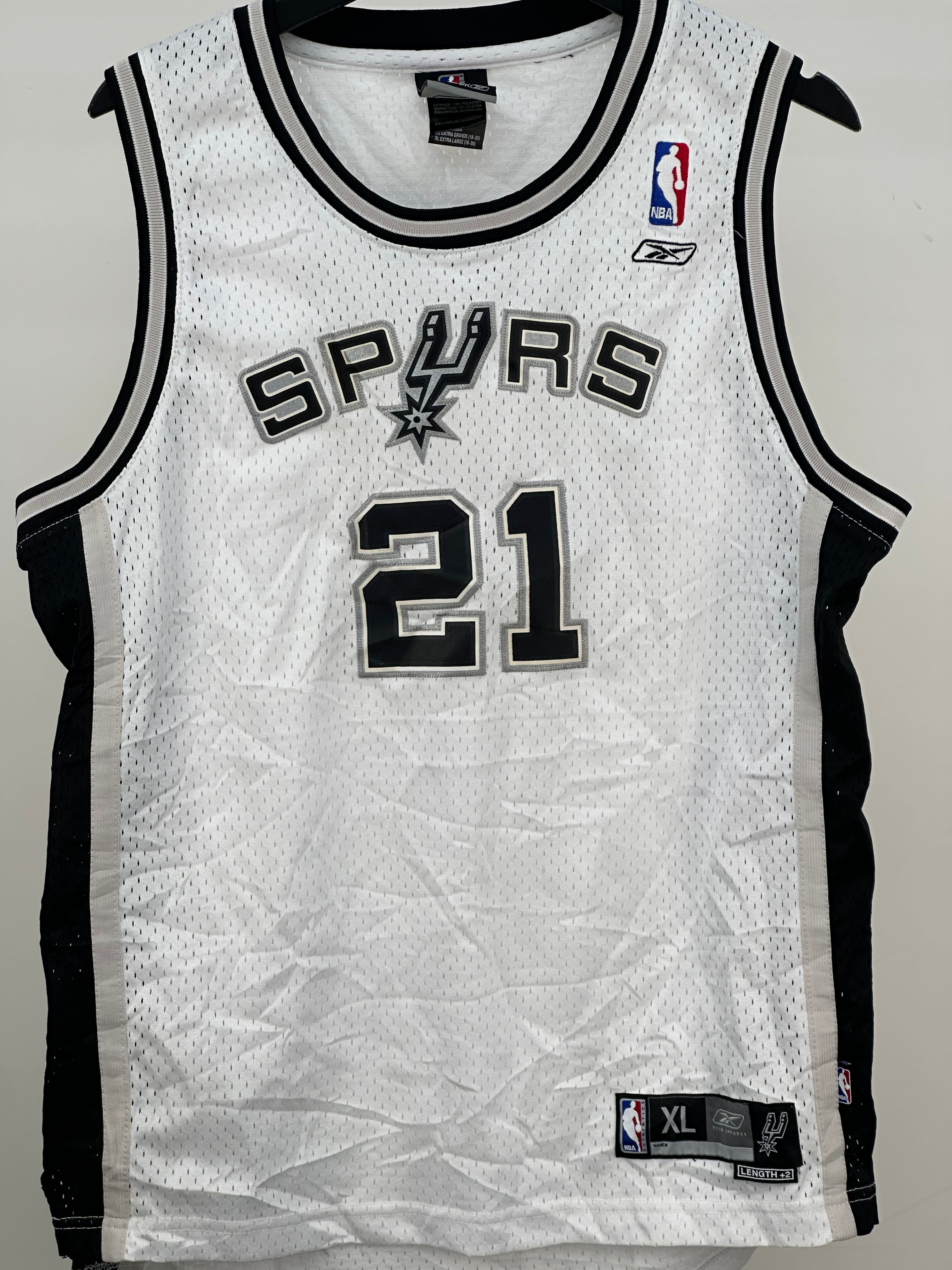REEBOK NBA SPURS "DUNCAN" T-SHIRT TAGLIA : XL
